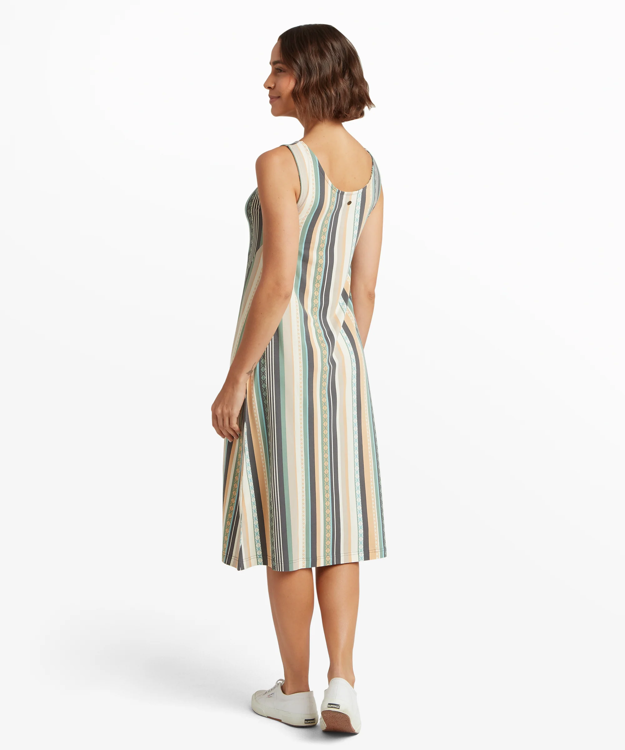 Neha Long Tank Dress - Black Indreni - Image 5