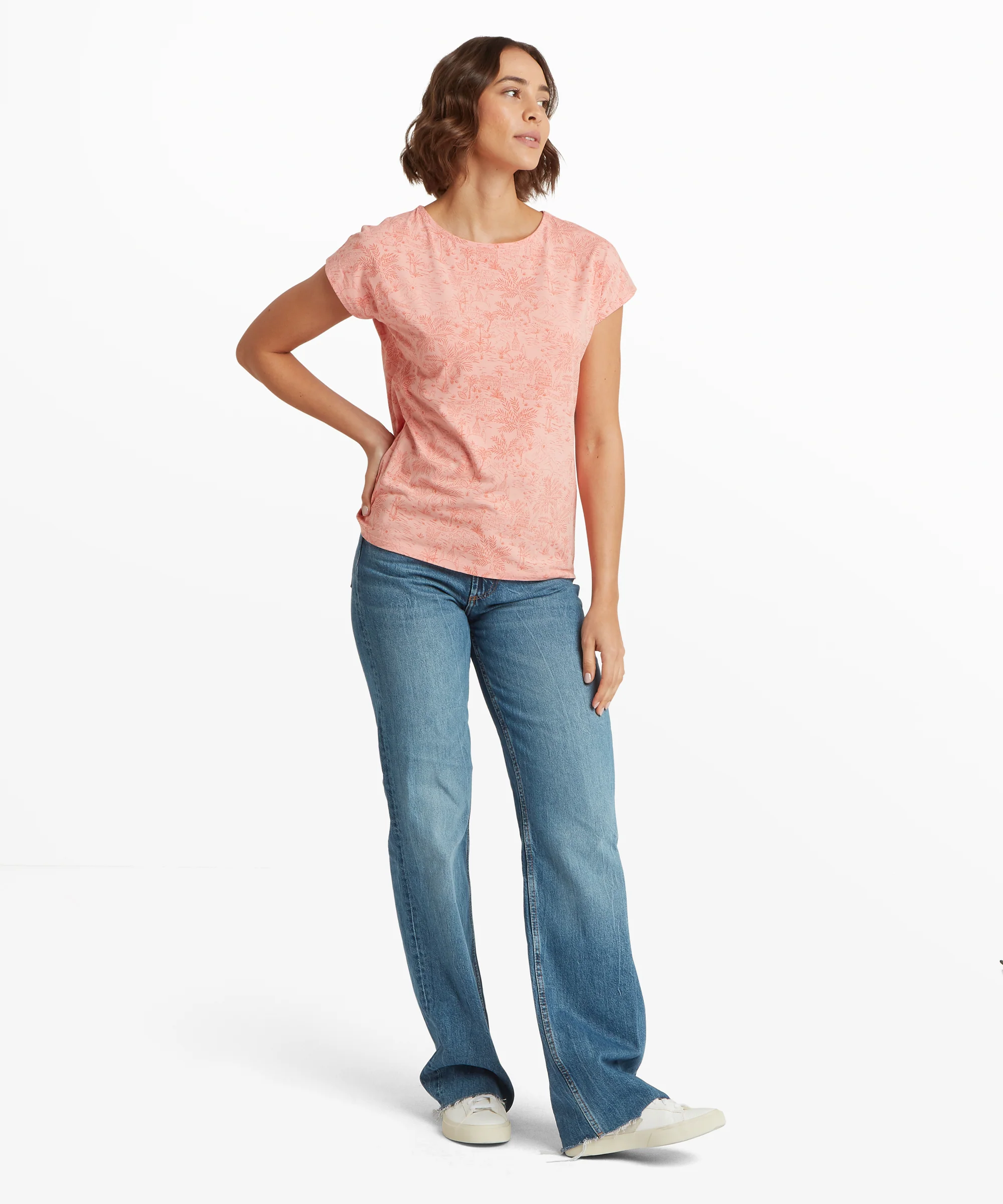 Neha T-Shirt - Rose Gold Toile - Image 3