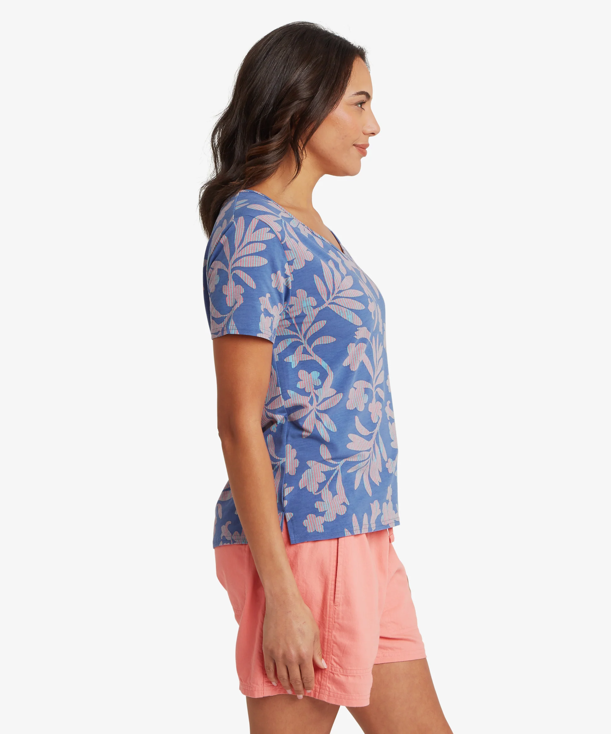 Neha V-Neck T-Shirt - Seaport Gurans - Image 4