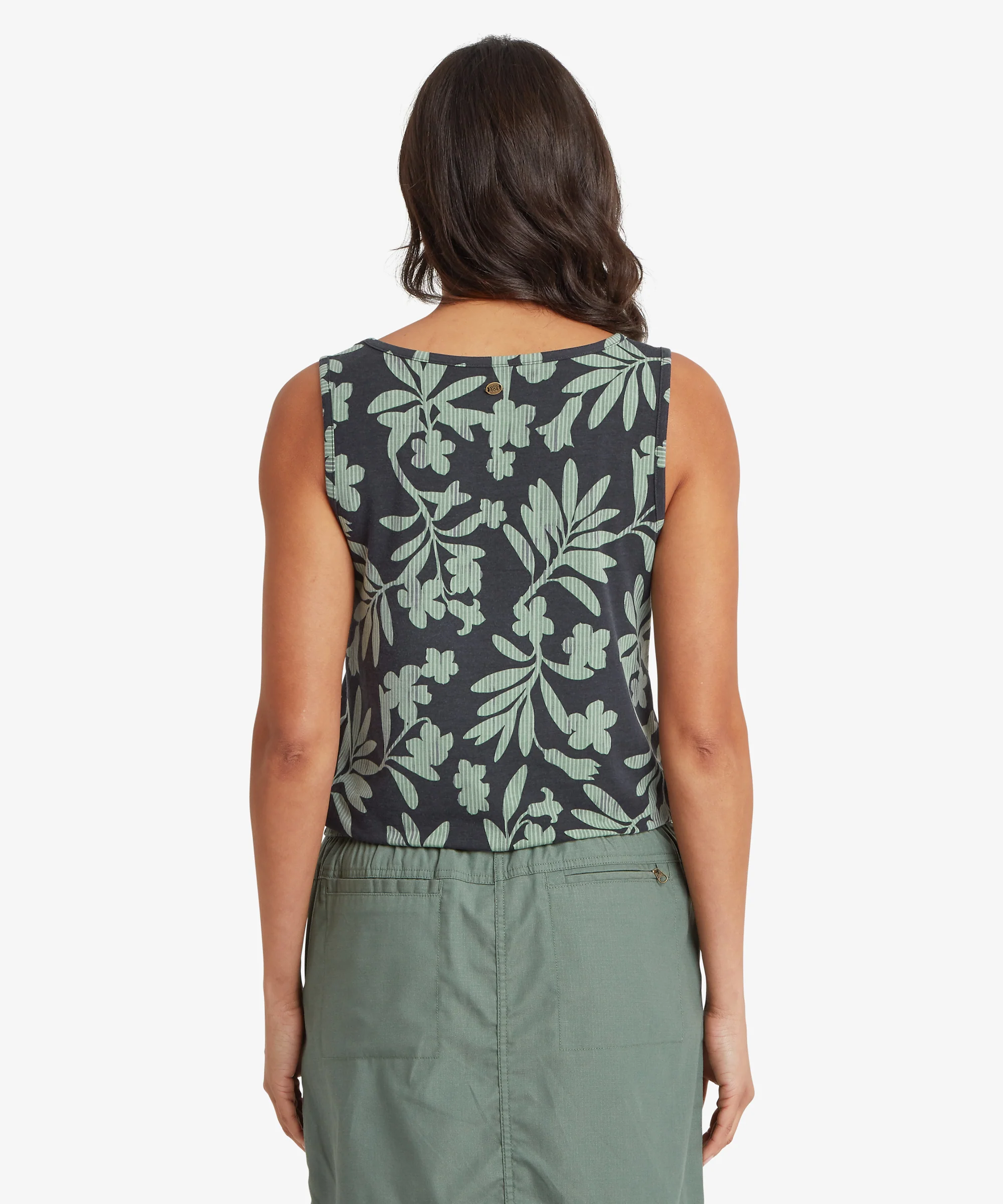 Neha V-Neck Tank Top - Black Gurans - Image 5