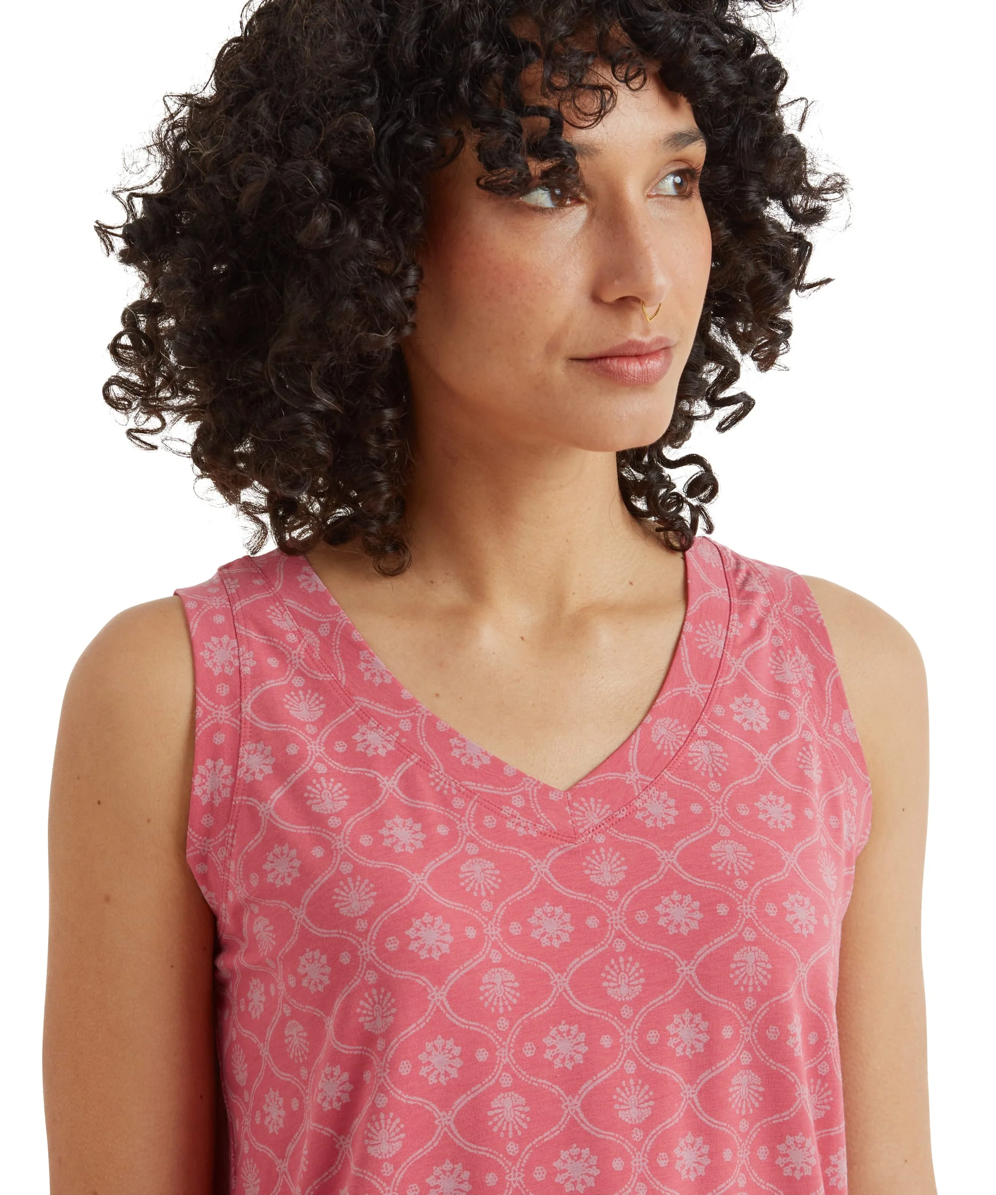 Neha V-Neck Tank Top - Rosie Sublime - Image 6