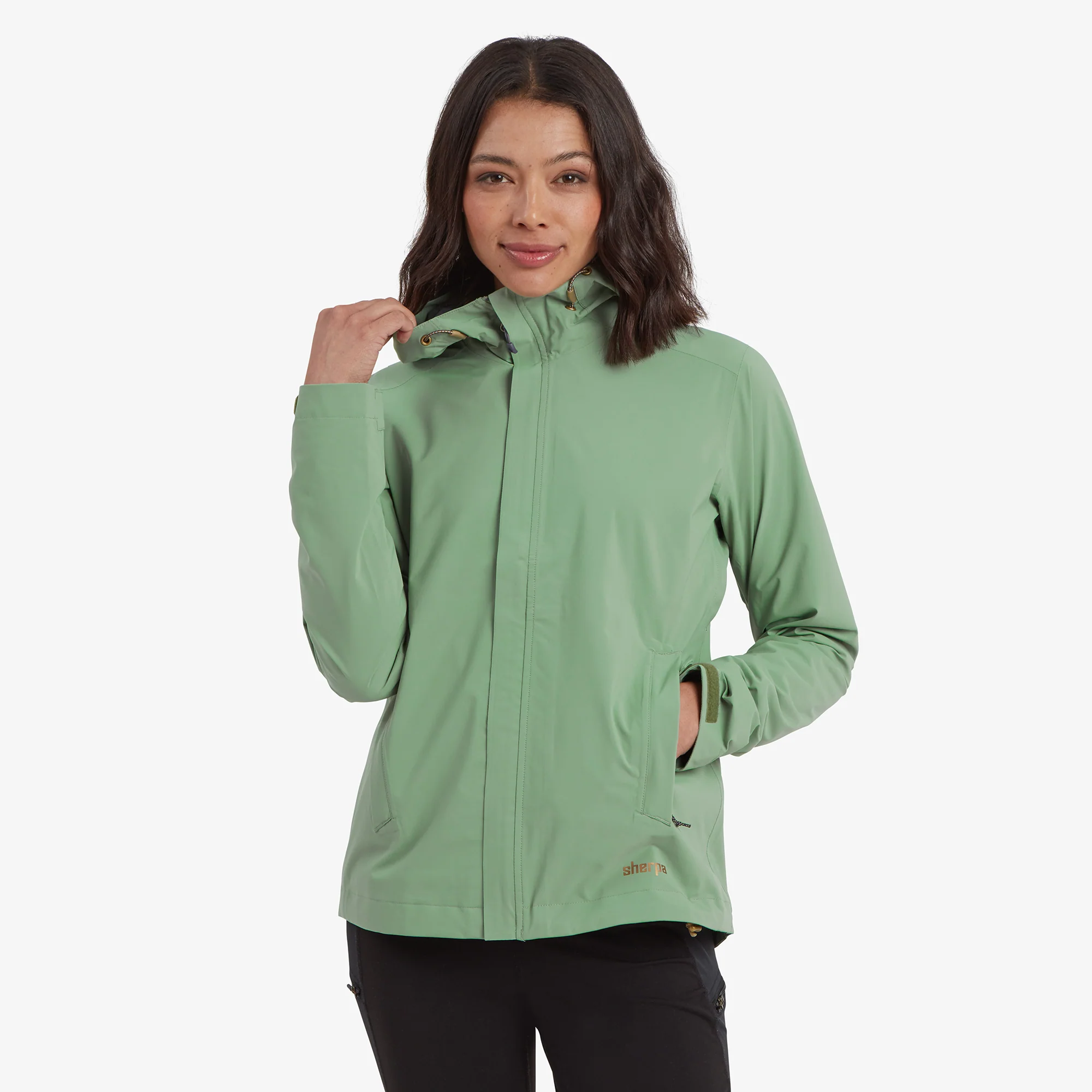 Nima 2.5-Layer Jacket - Thyme - Image 2