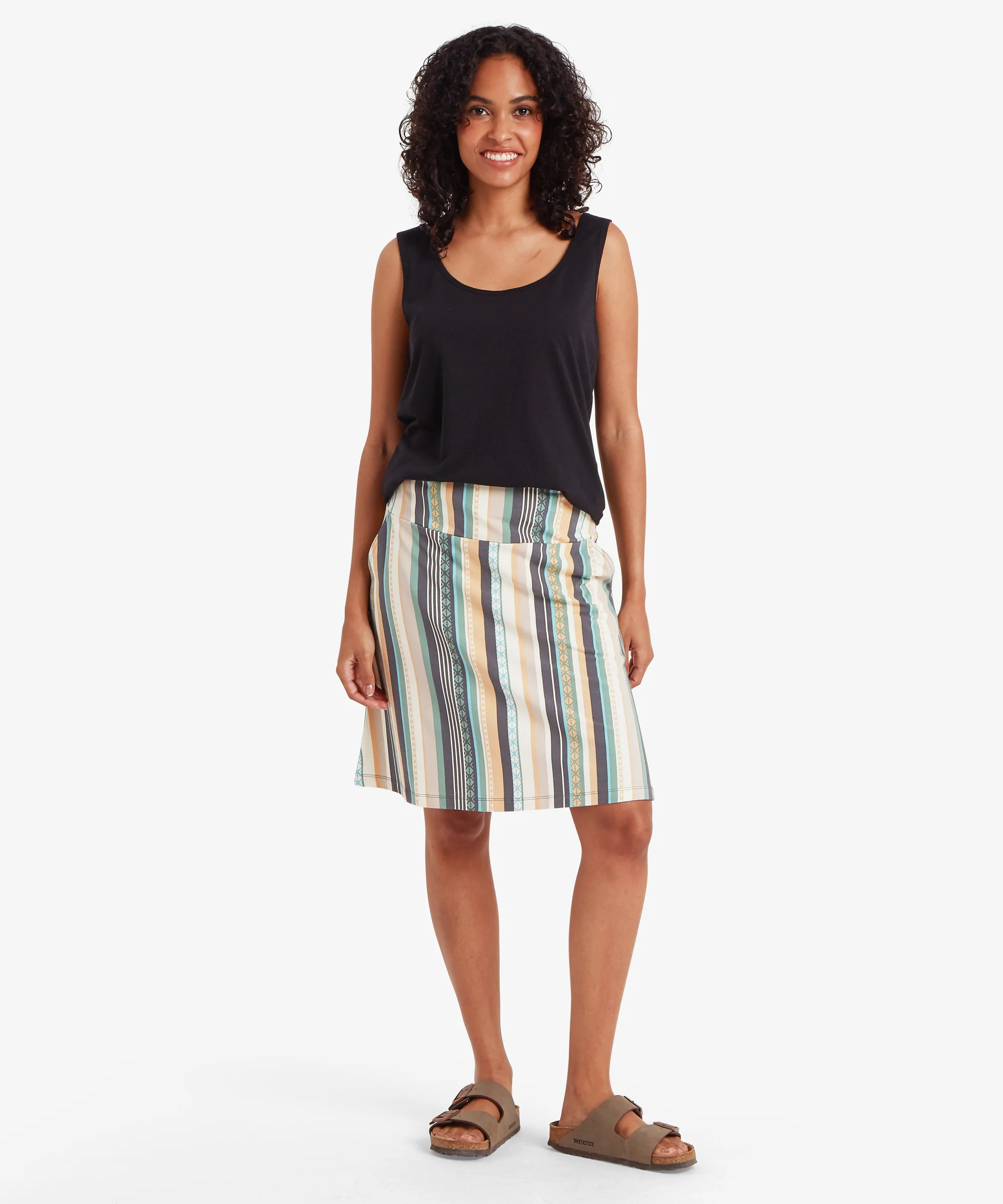 Padma Pull On Skirt - Black Indreni - Image 3