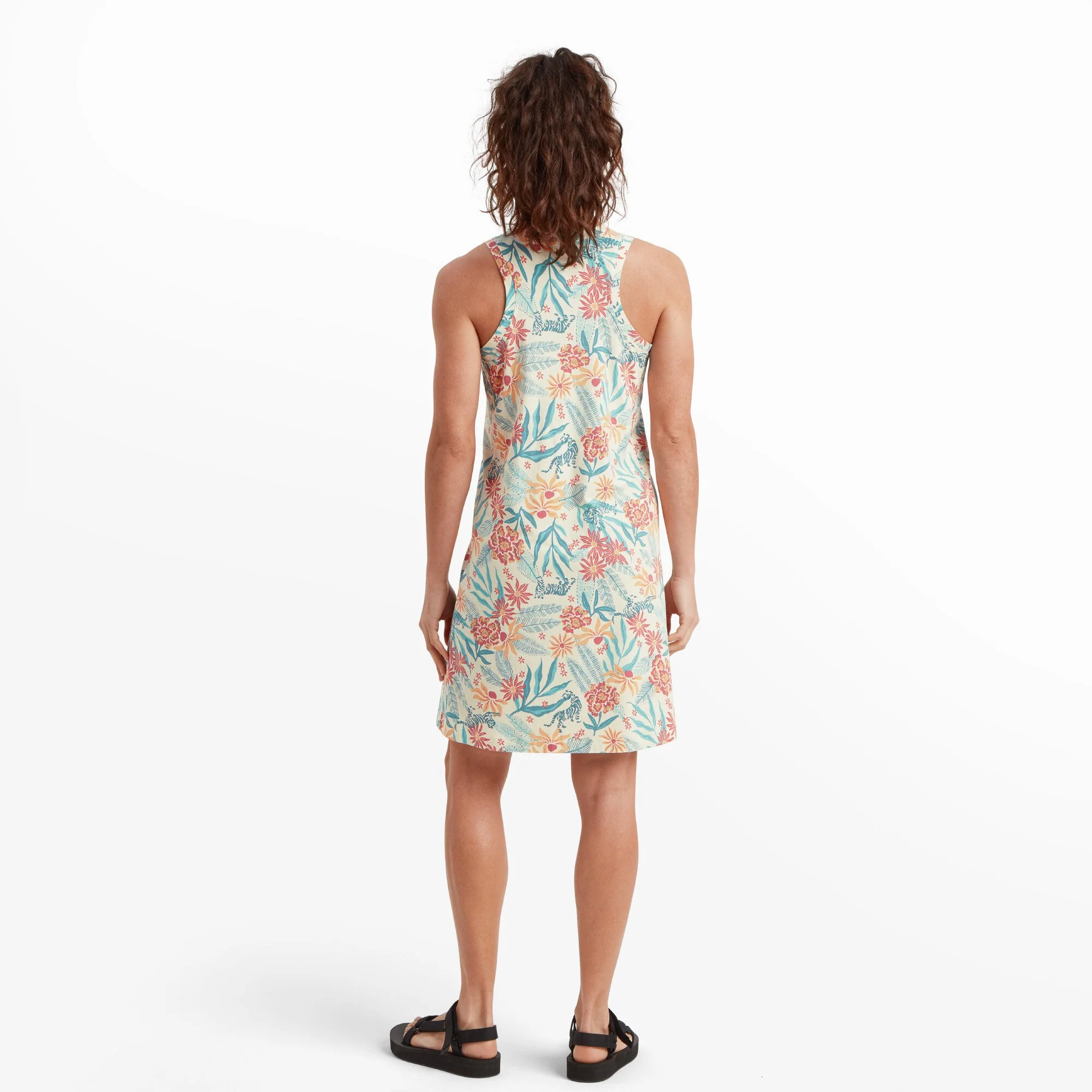 Padma Sporty Dress - Peetho Tiger Floral - Image 4