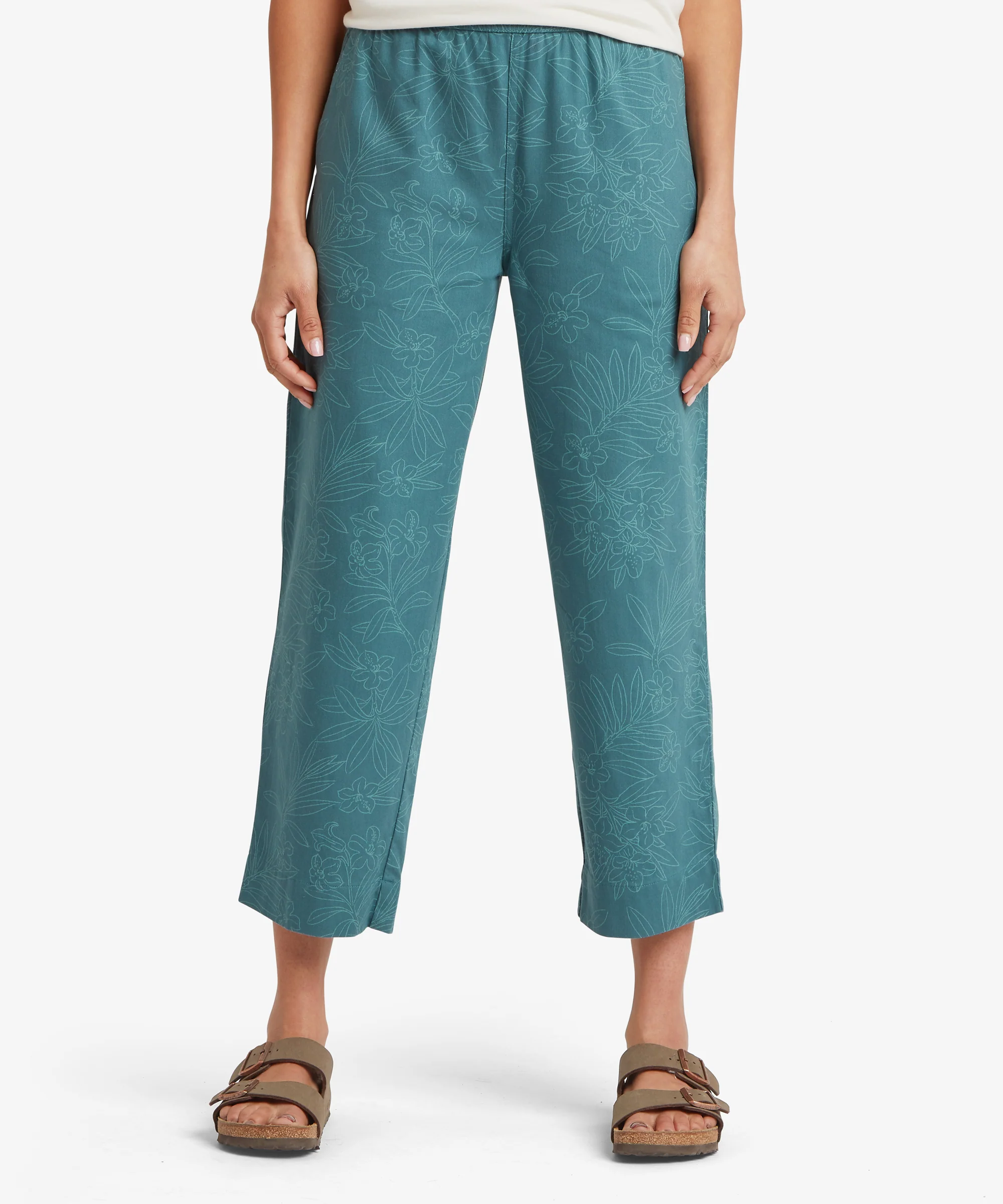 Palmo Ankle Pull On Pants - Hydra Floral - Image 2