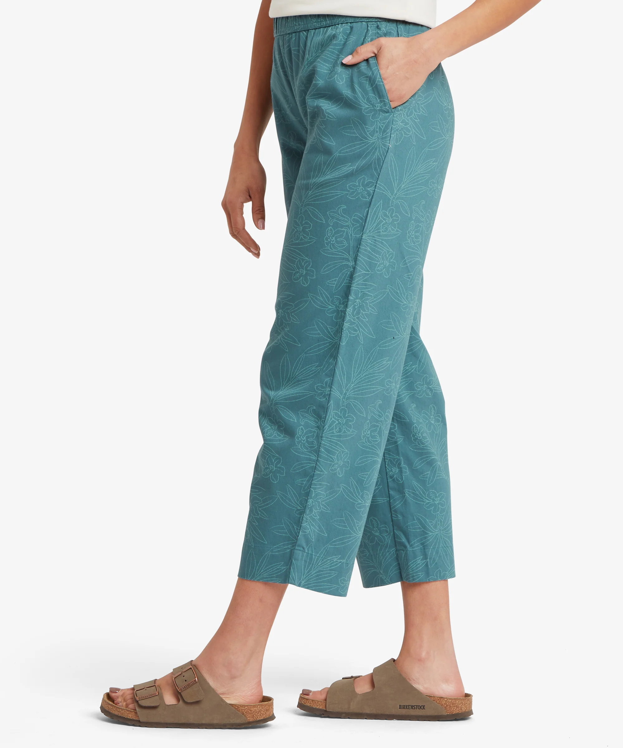Palmo Ankle Pull On Pants - Hydra Floral - Image 4