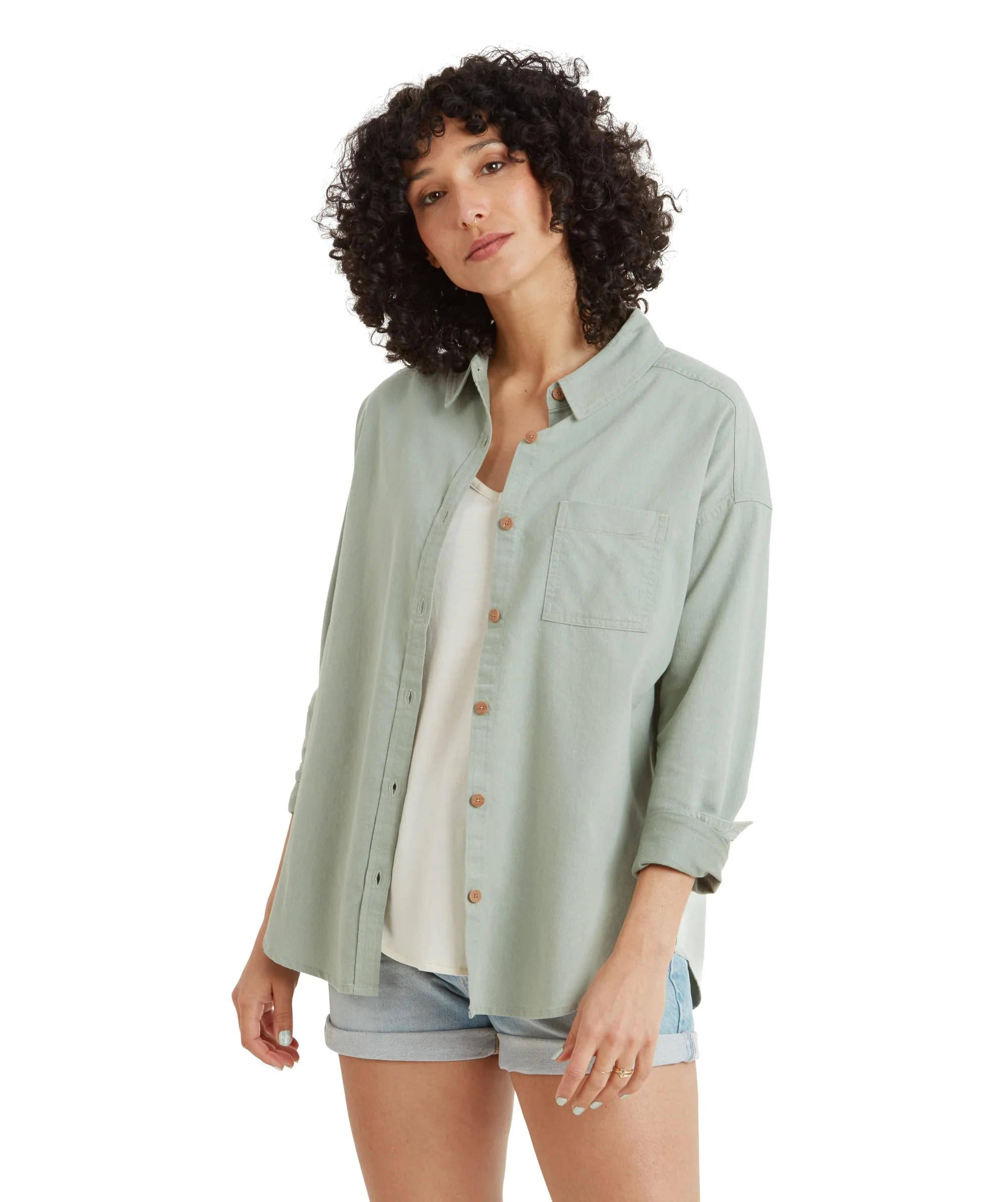 Palmo Long Sleeve Shirt - Celery - Image 5