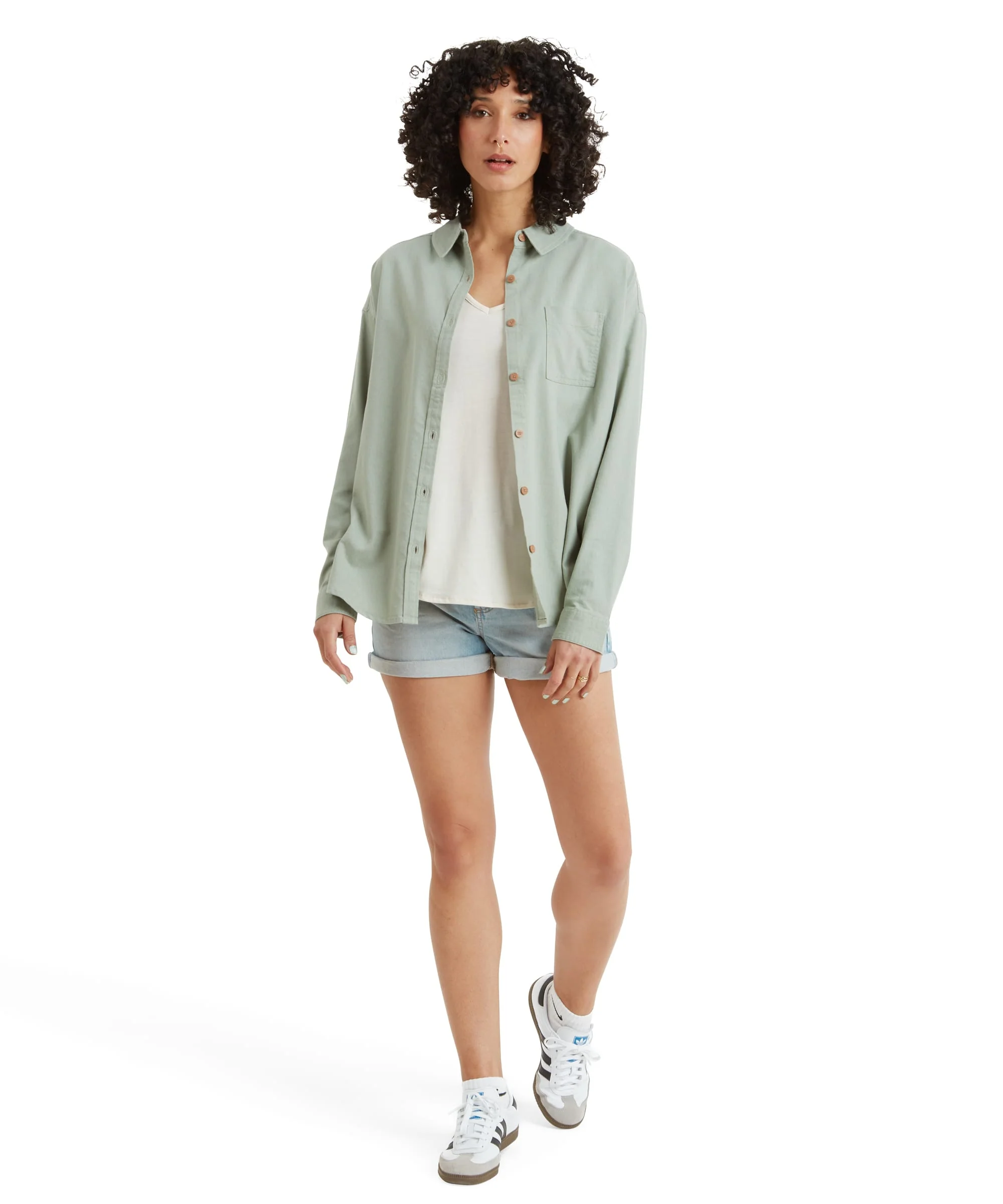 Palmo Long Sleeve Shirt - Celery - Image 6