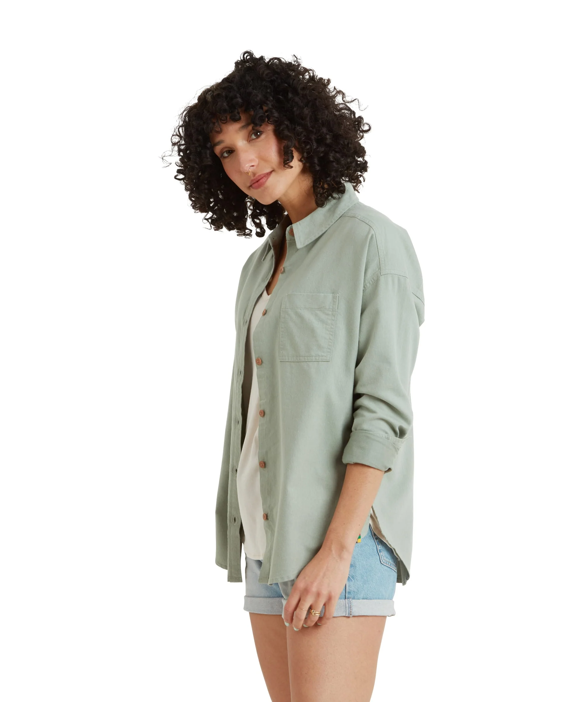 Palmo Long Sleeve Shirt - Celery - Image 7