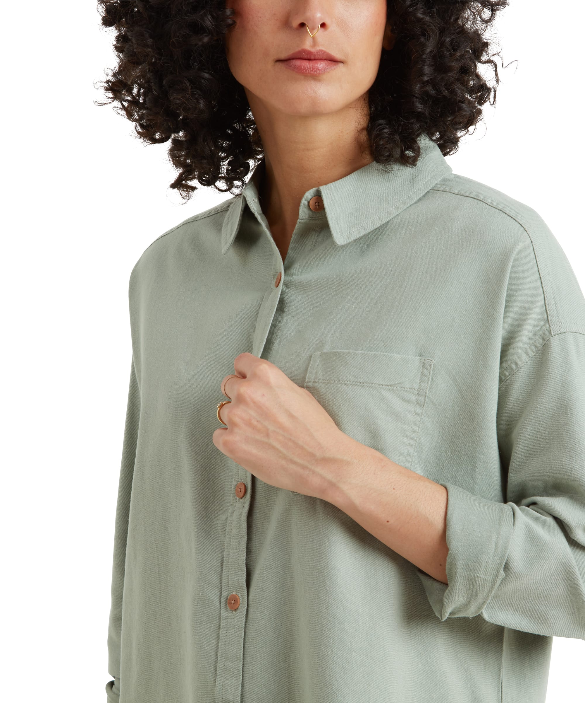Palmo Long Sleeve Shirt - Celery - Image 9
