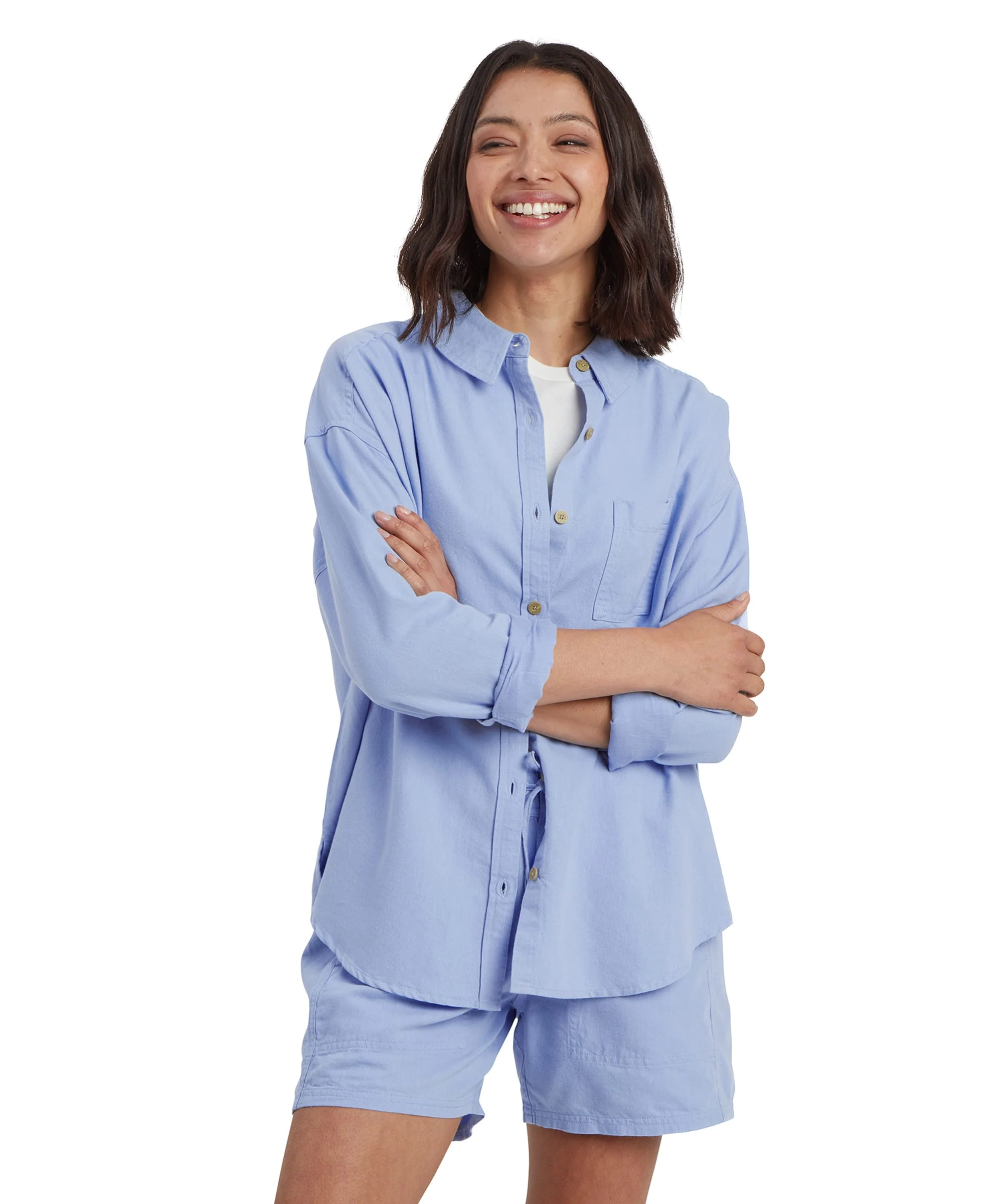 Palmo Long Sleeve Shirt - Sky - Image 2