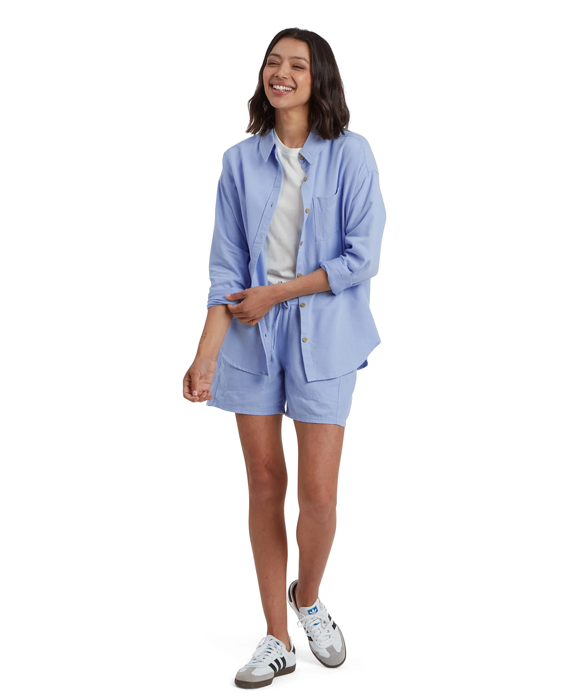 Palmo Long Sleeve Shirt - Sky - Image 3