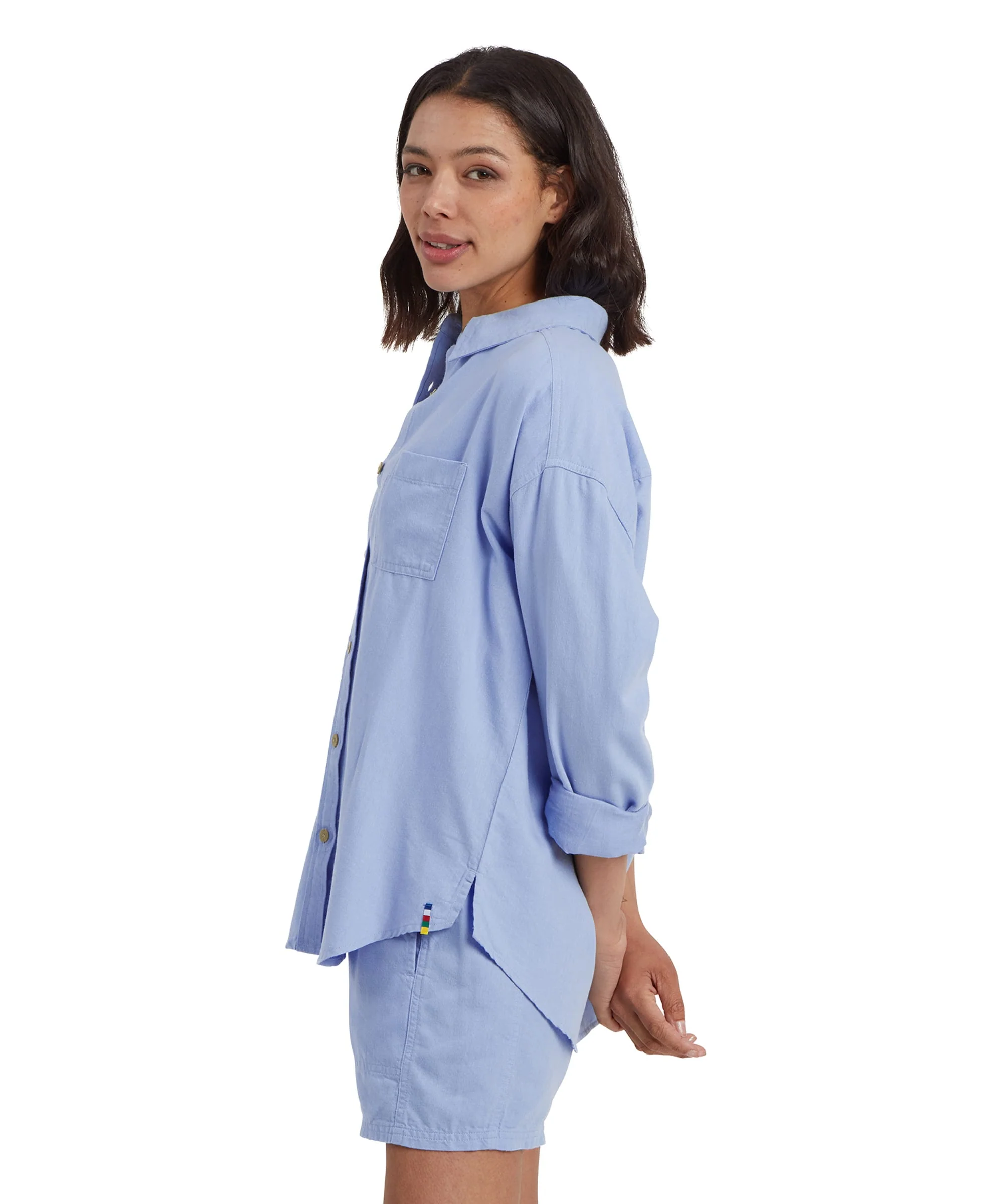Palmo Long Sleeve Shirt - Sky - Image 4