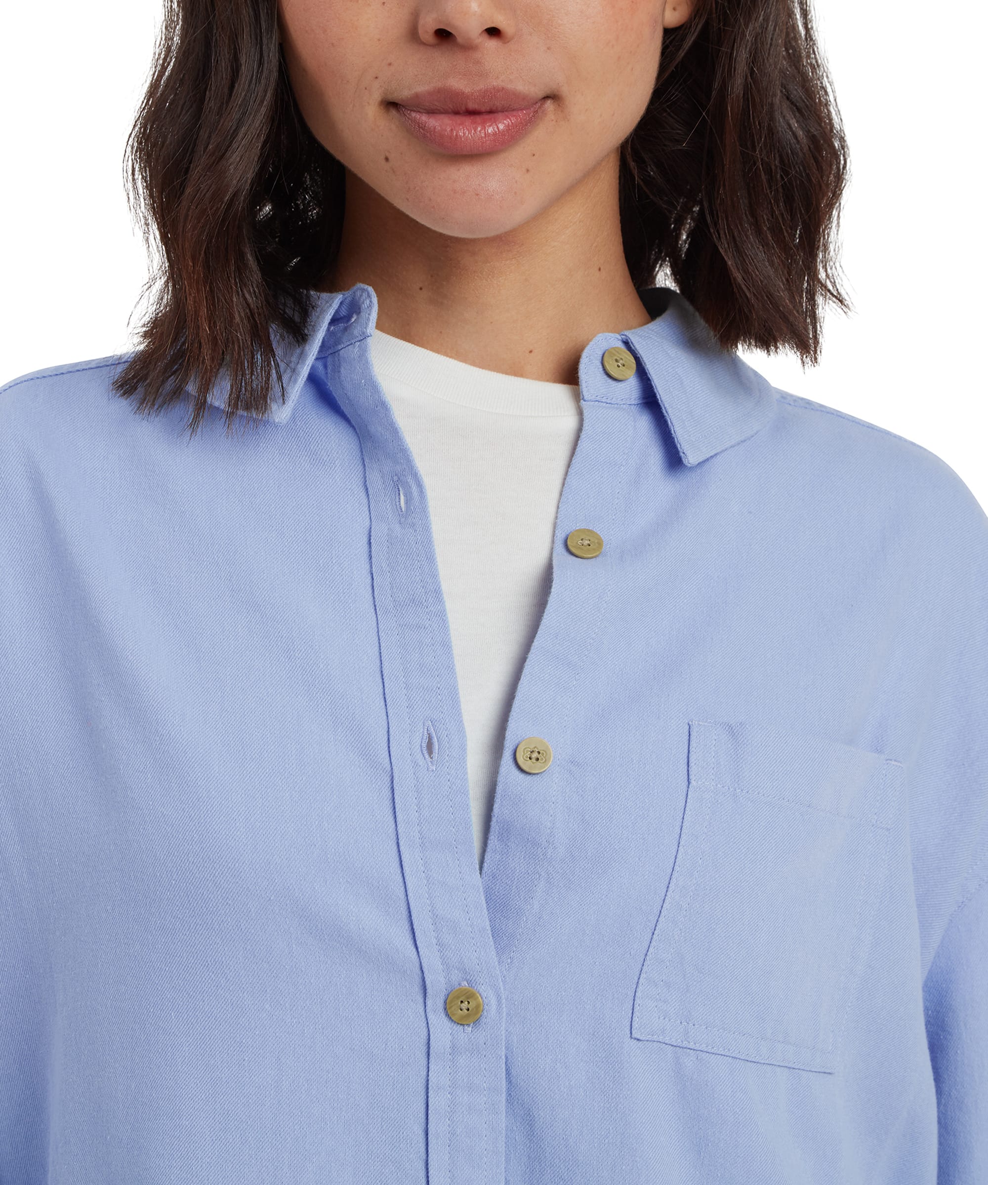 Palmo Long Sleeve Shirt - Sky - Image 6
