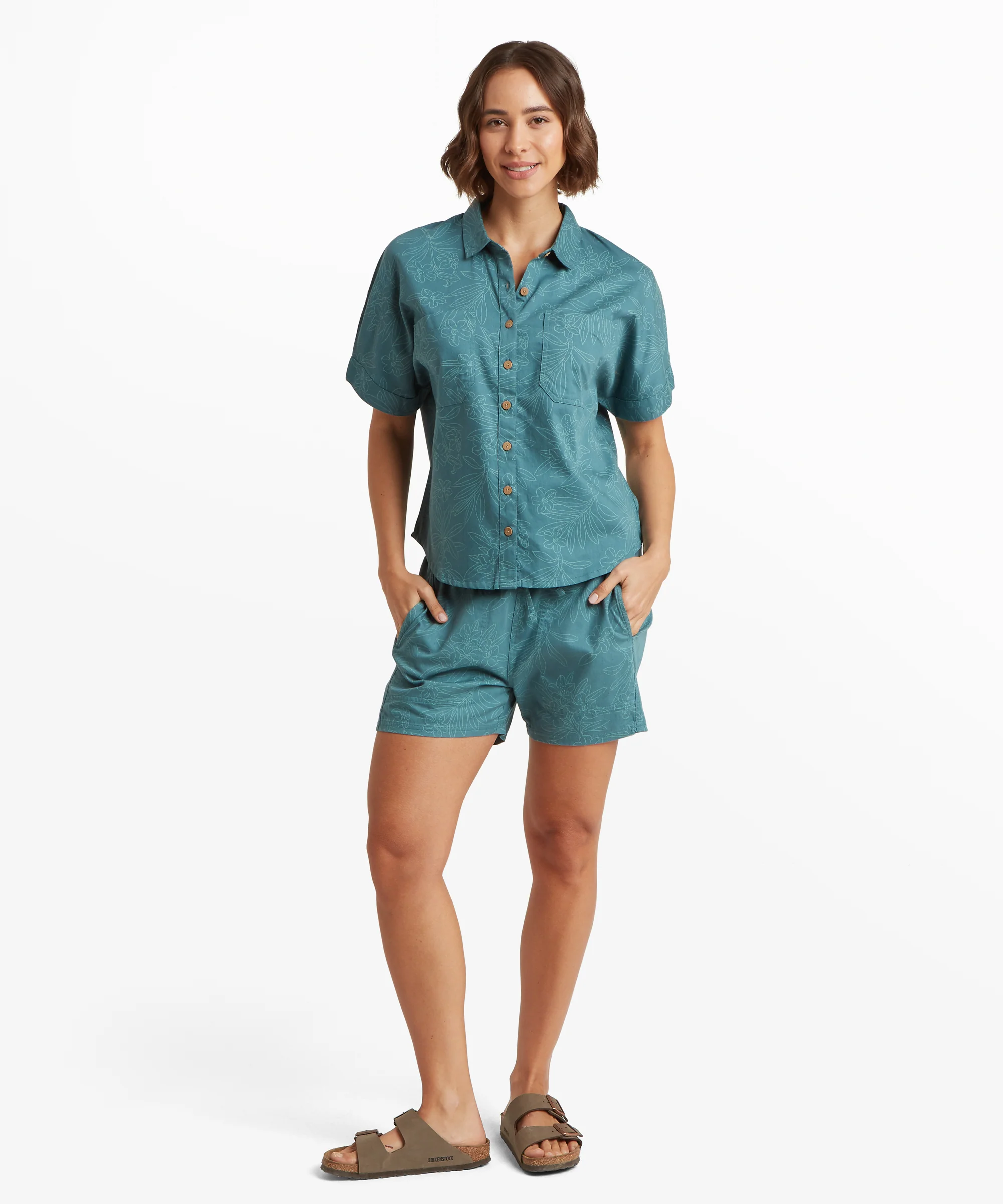 Palmo Short Sleeve Shirt - Hydra Floral - Image 6