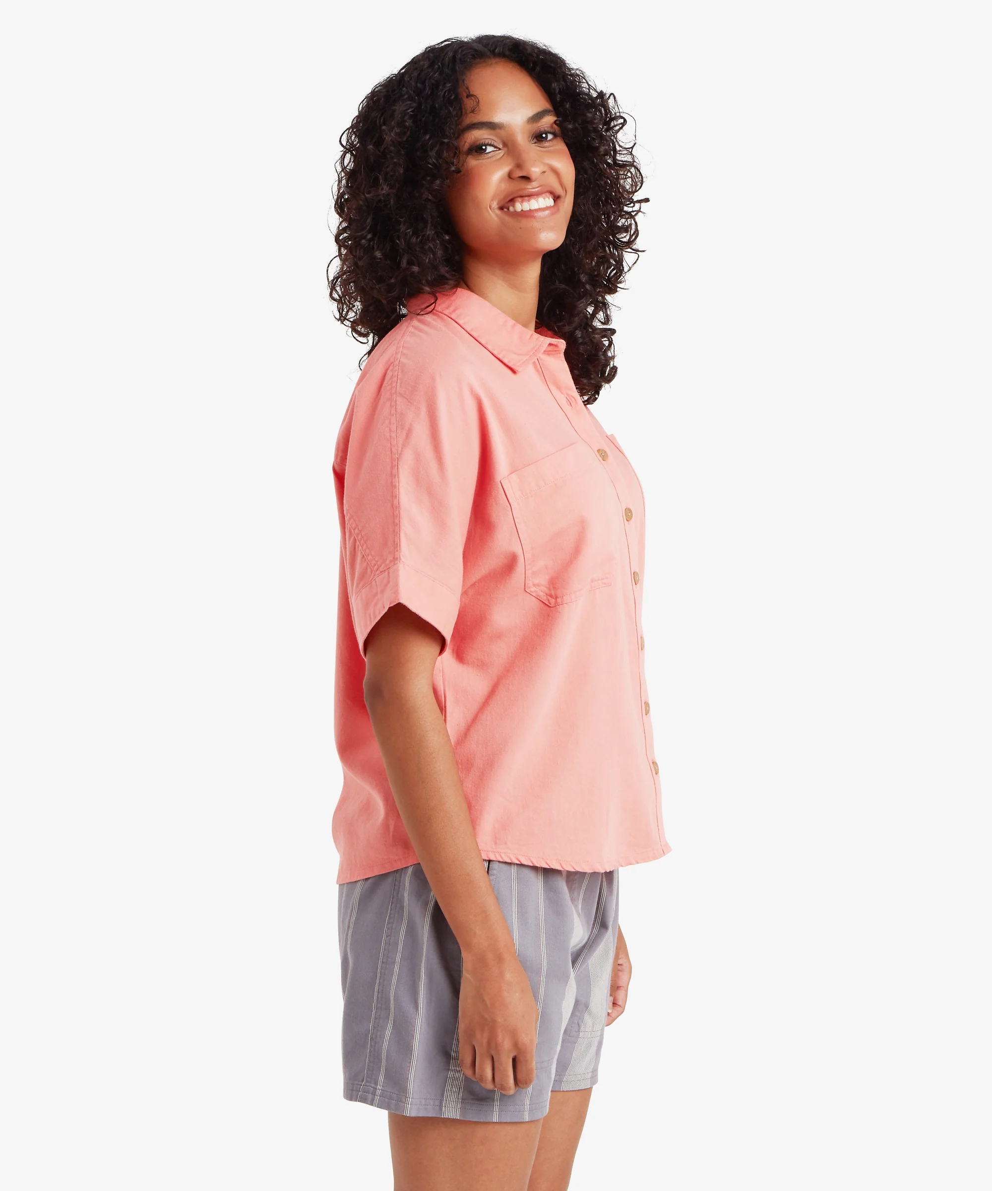 Palmo Short Sleeve Shirt - Rose Gold - Image 4