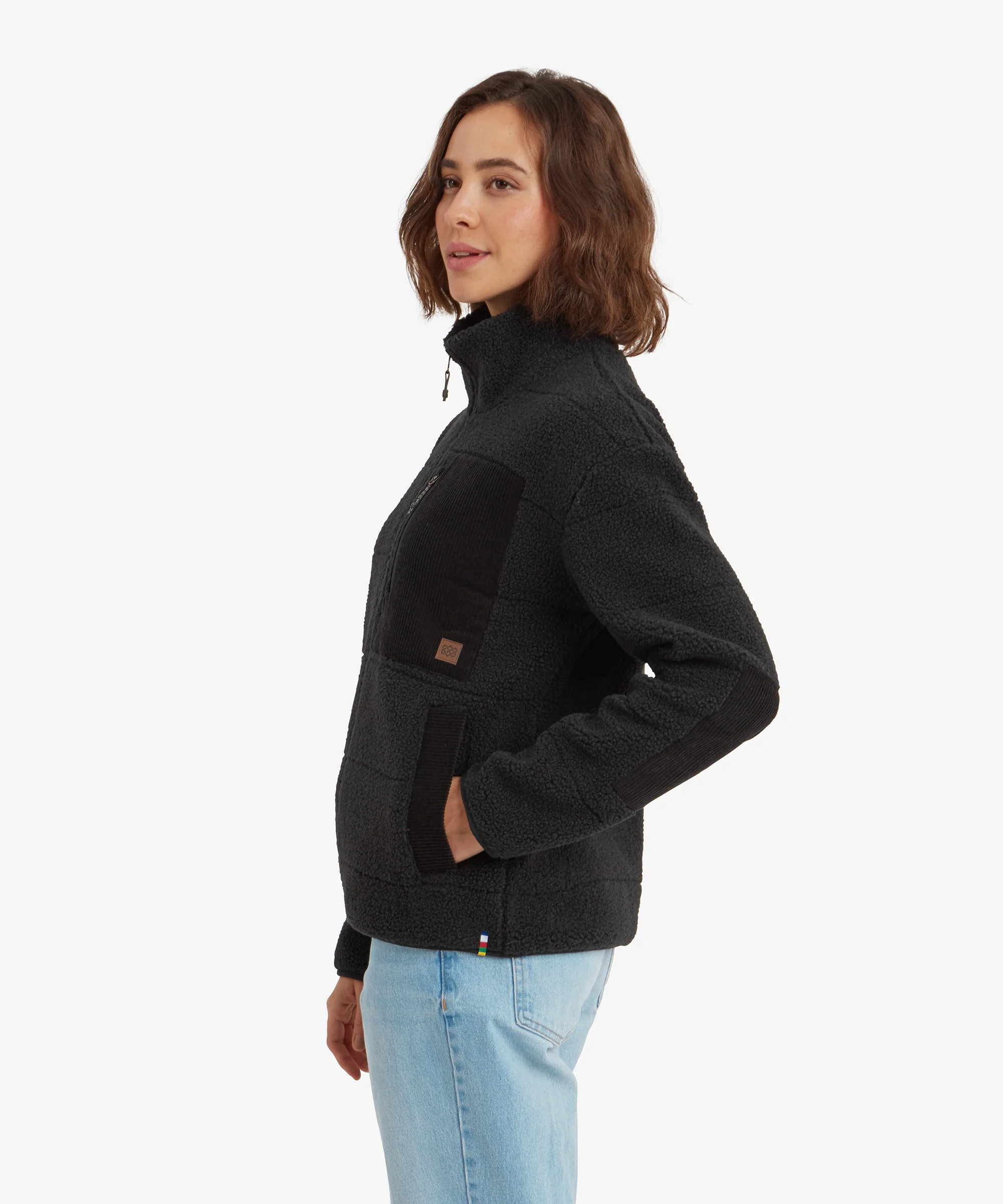 Rangeli Full Zip Fleece Jacket - Black - Image 5