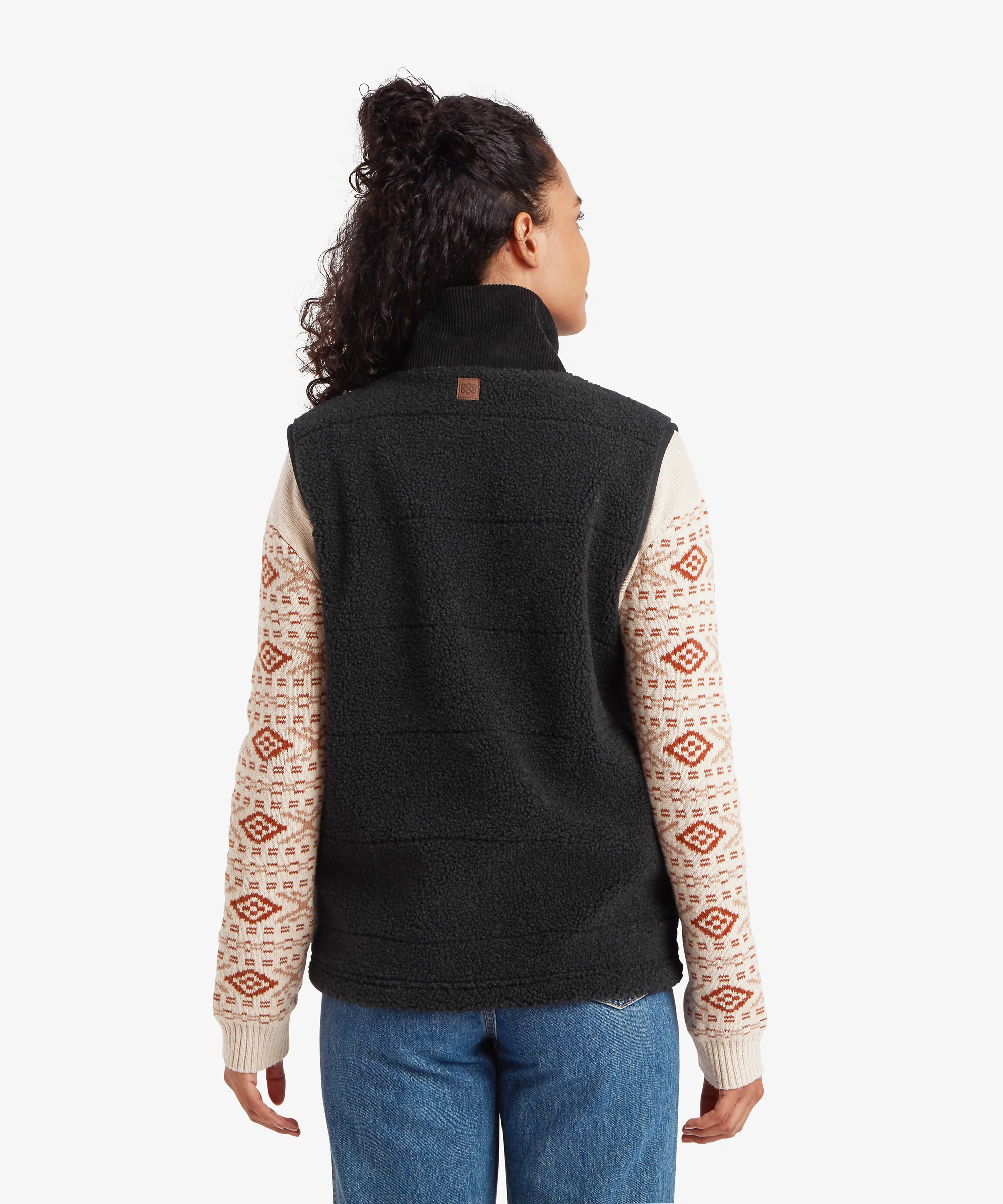 Rangeli Fleece Vest - Black - Image 5