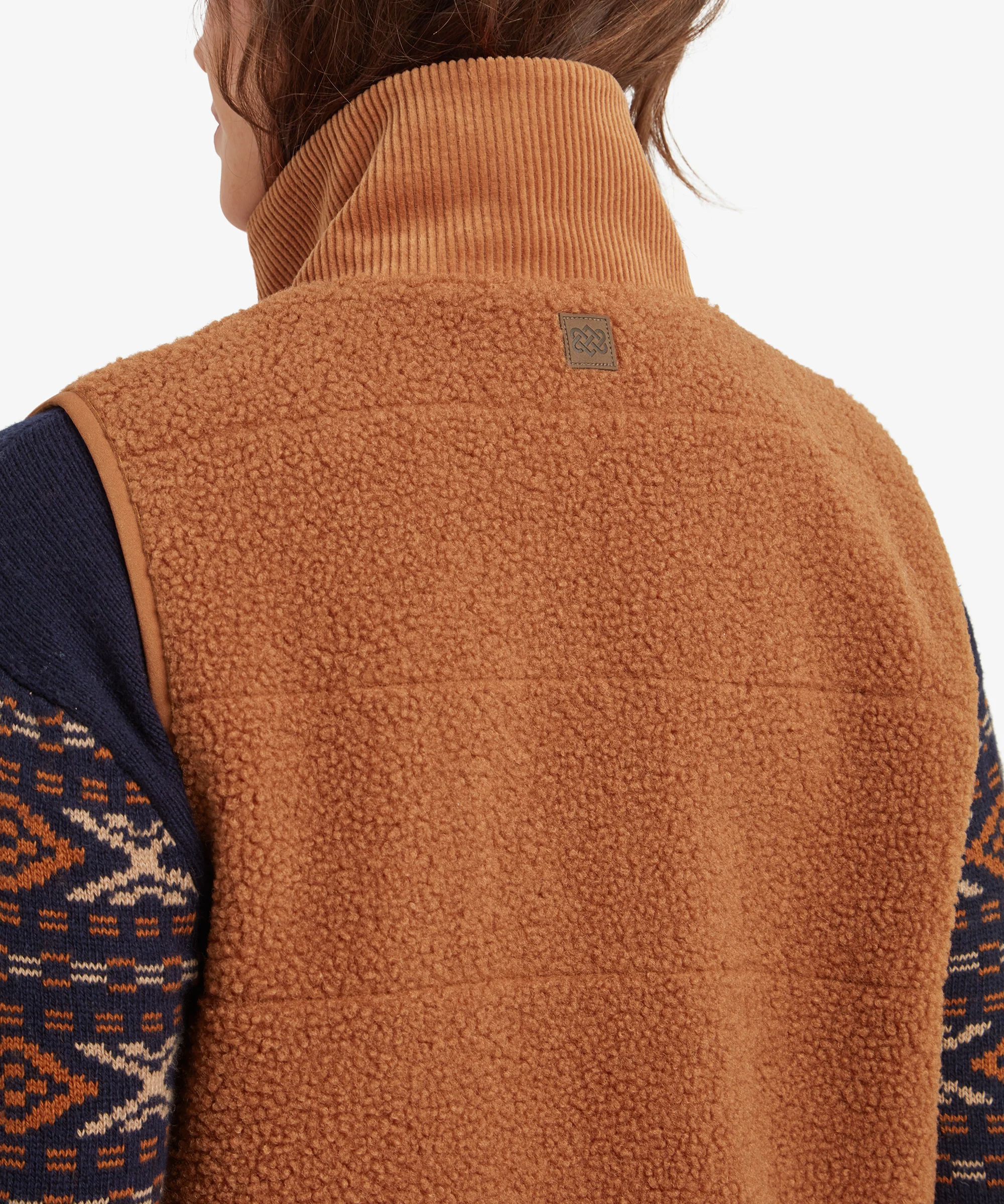 Rangeli Fleece Vest - Mocha - Image 7
