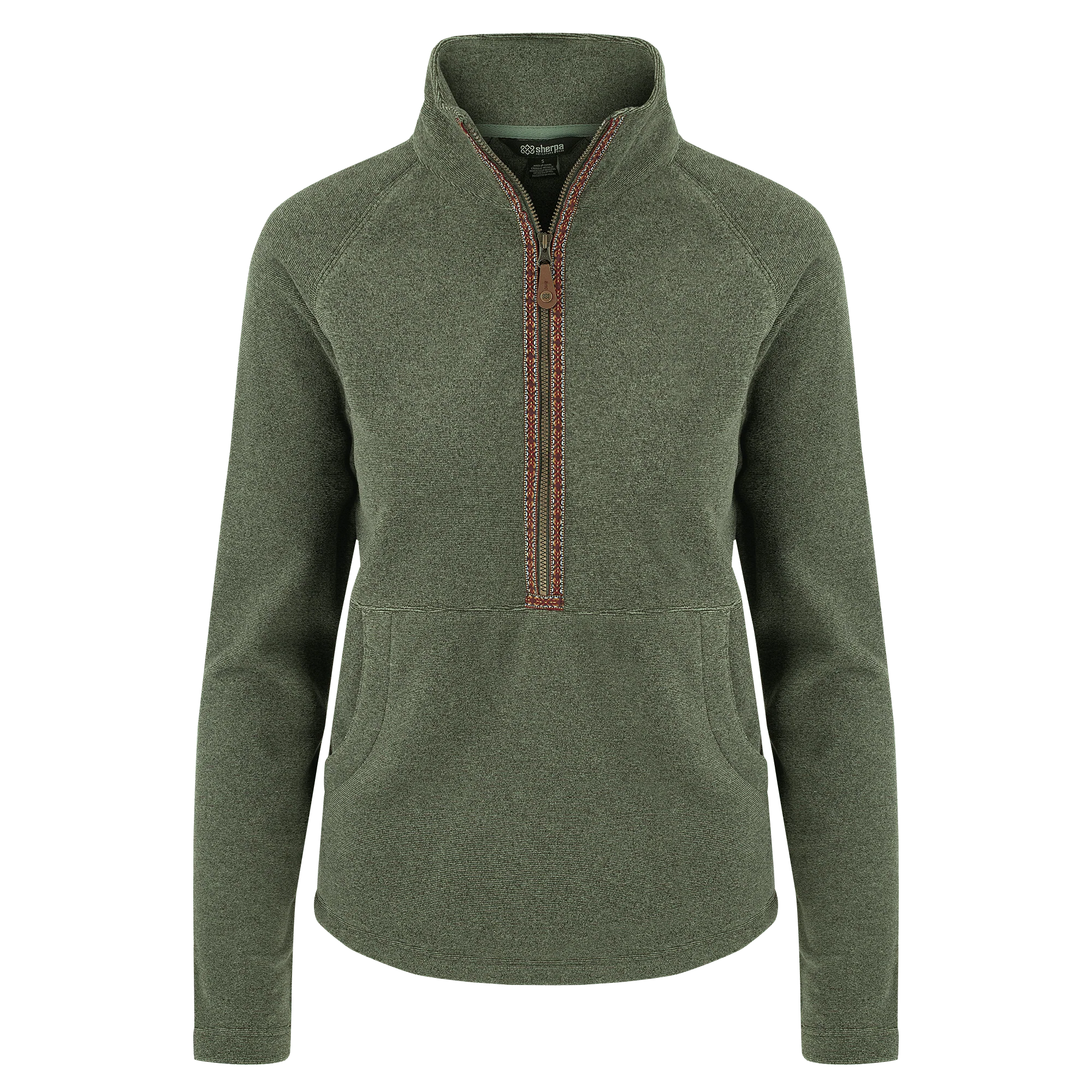 Rolpa Eco Half Zip Fleece - Thyme