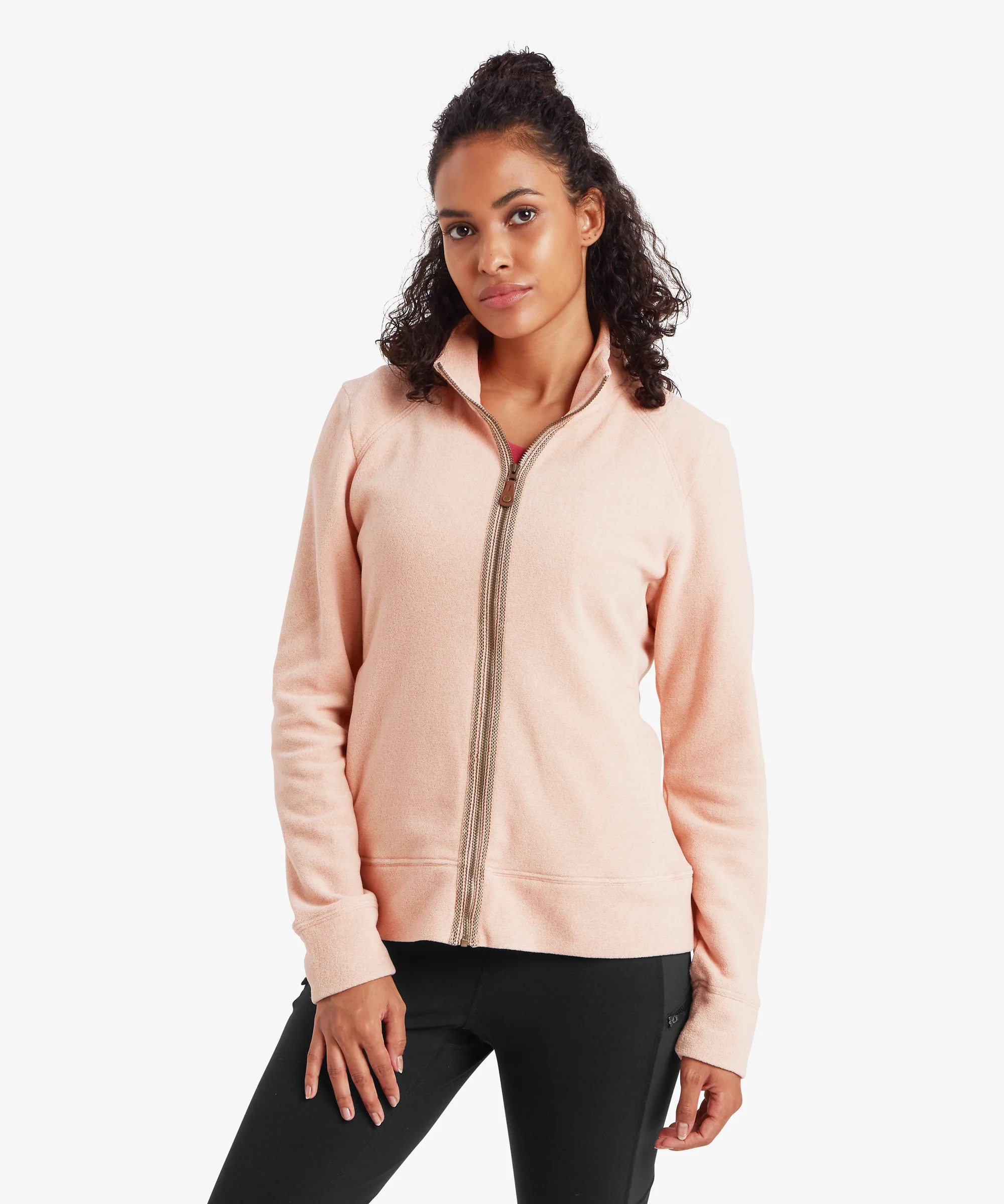 Rolpa Eco Fleece Jacket - Blush - Image 2