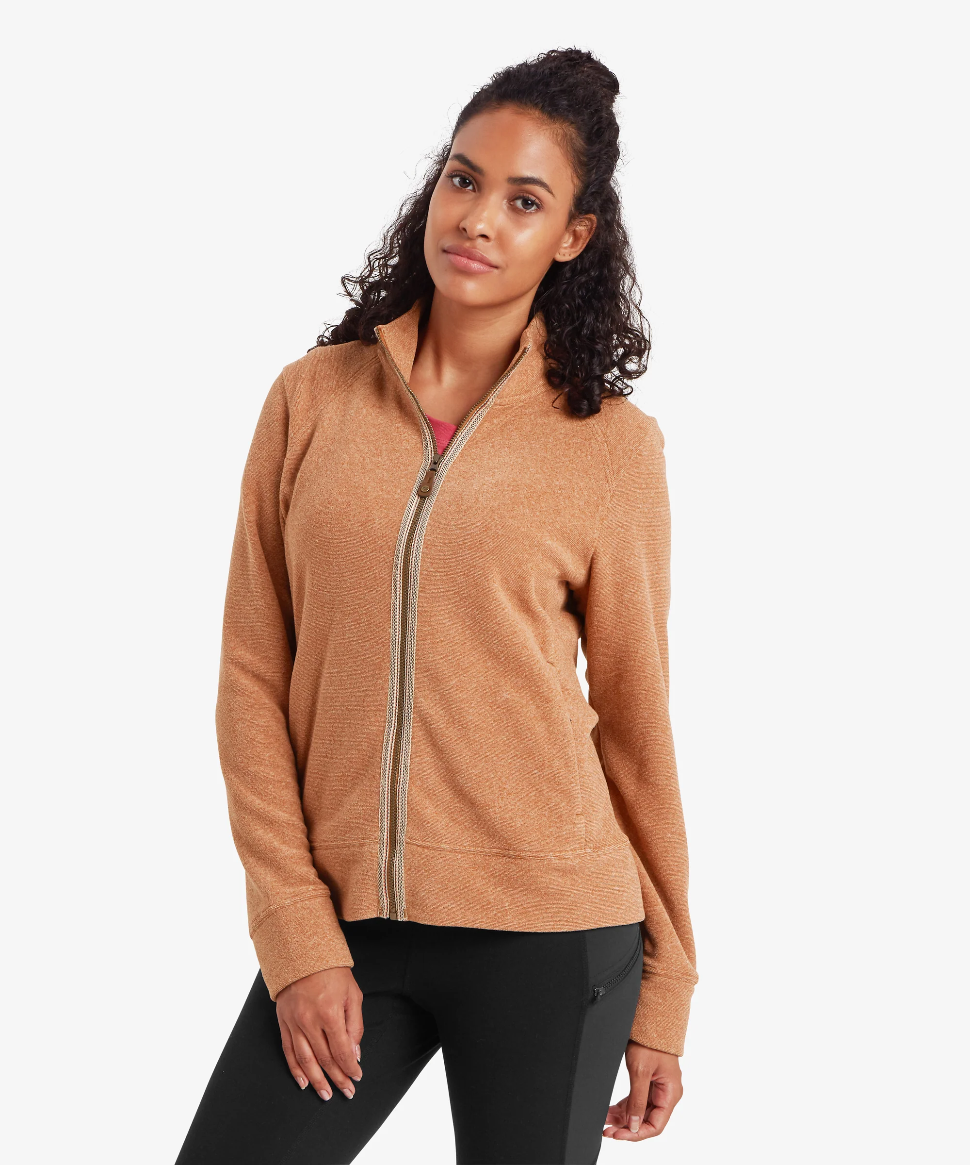 Rolpa Eco Fleece Jacket - Mocha - Image 2
