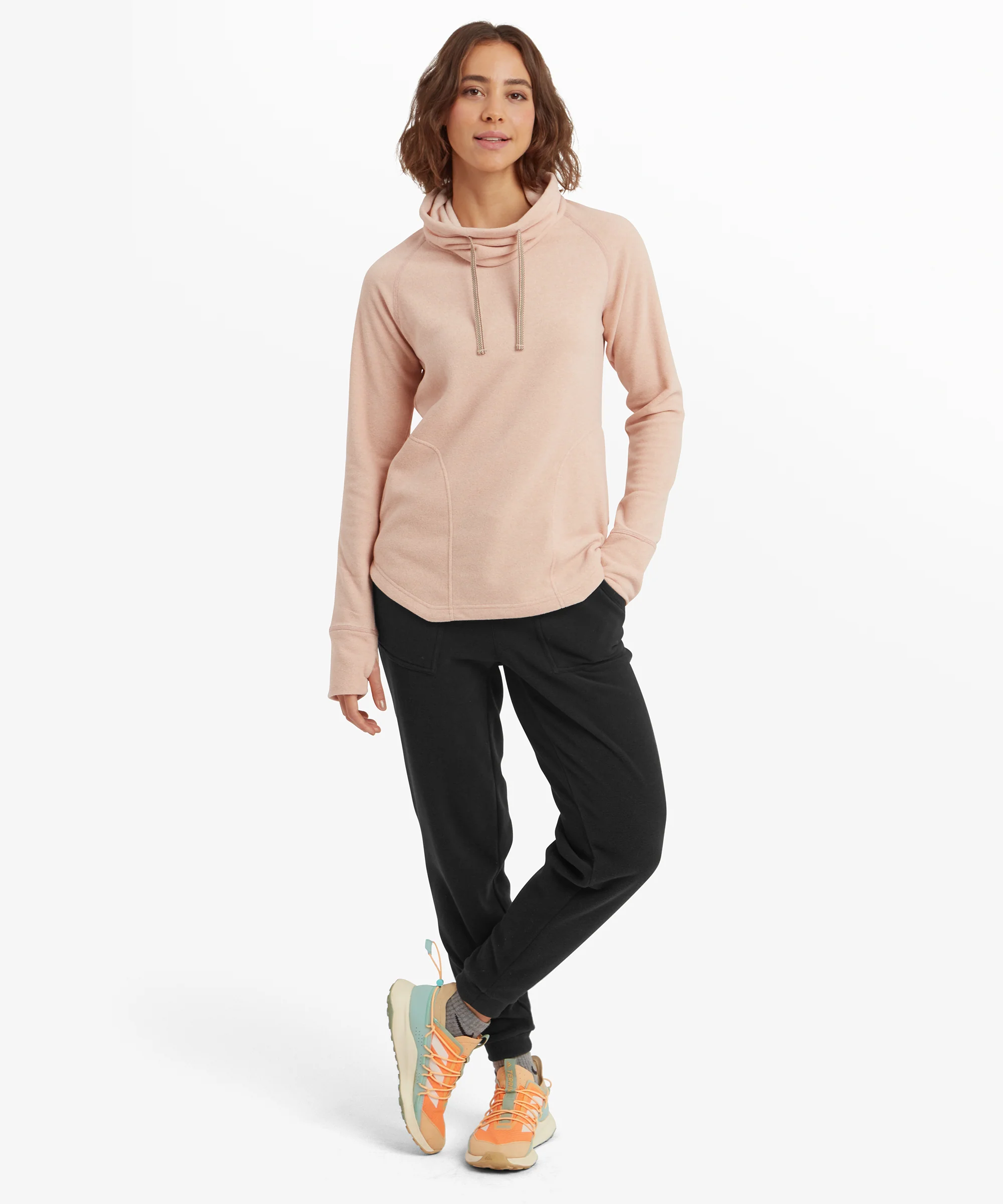 Rolpa Eco Fleece Pullover - Blush - Image 3