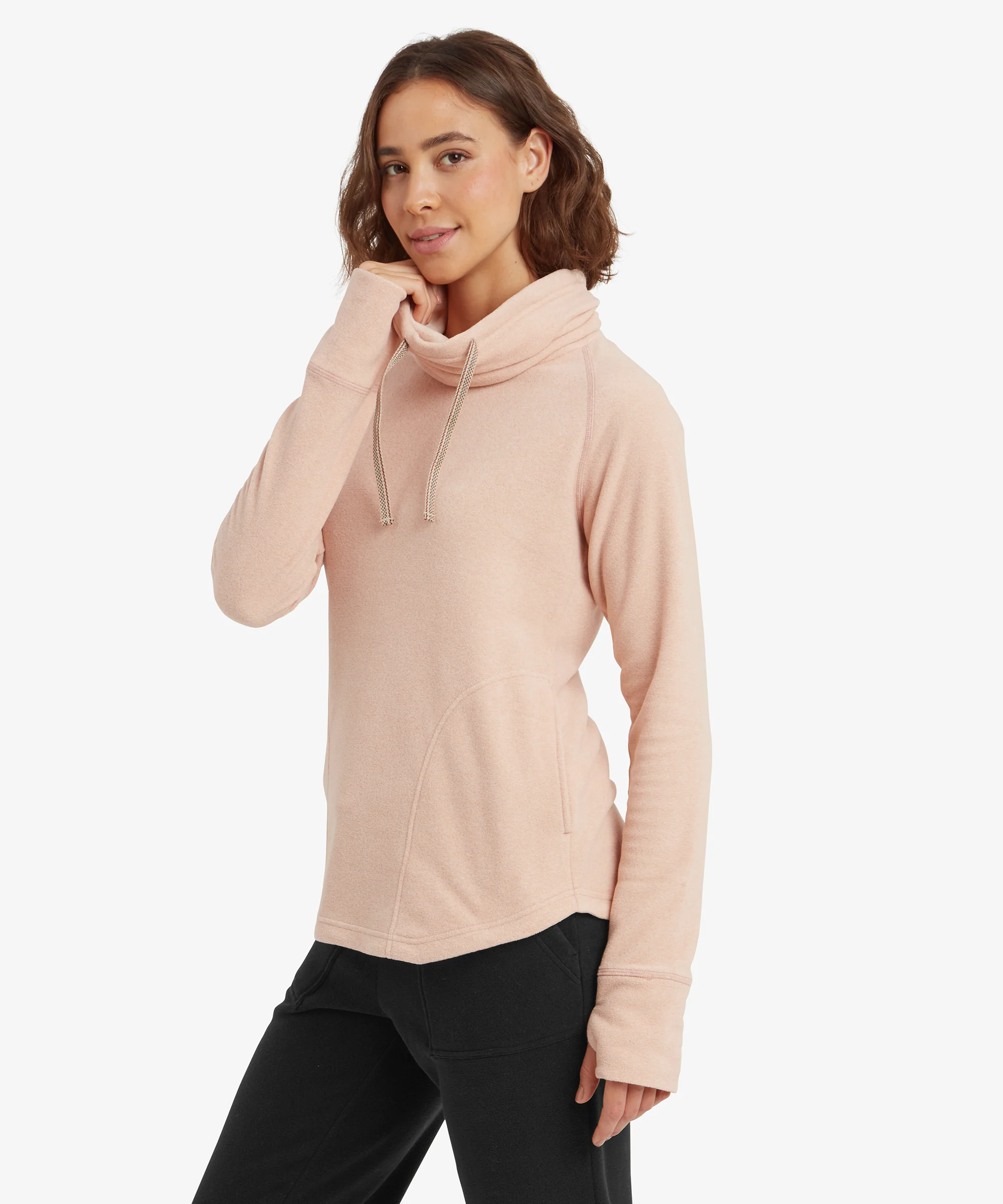 Rolpa Eco Fleece Pullover - Blush - Image 4