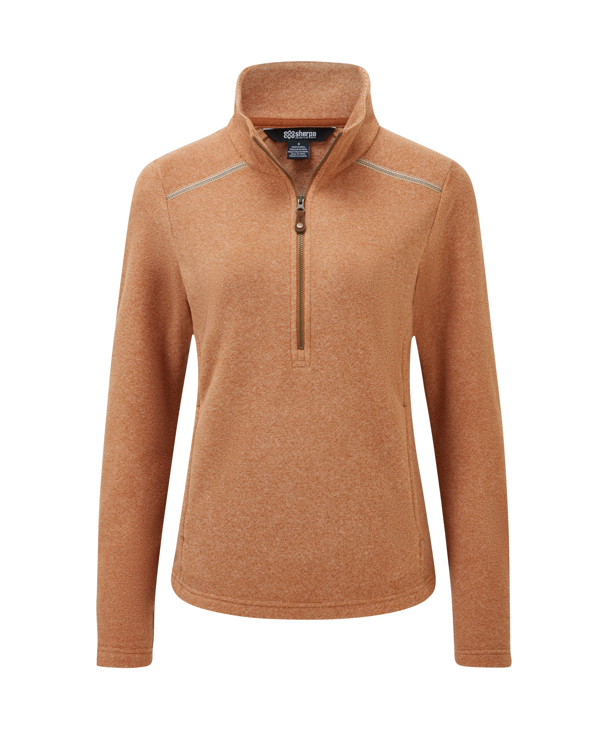 Rolpa Eco Fleece Pullover Zip - Mocha