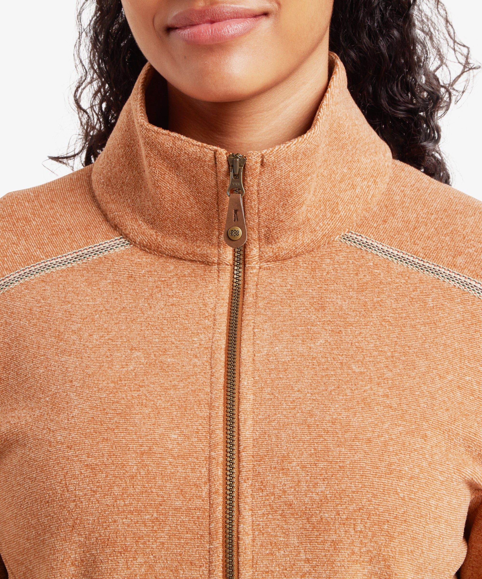 Rolpa Eco Fleece Pullover Zip - Mocha - Image 6