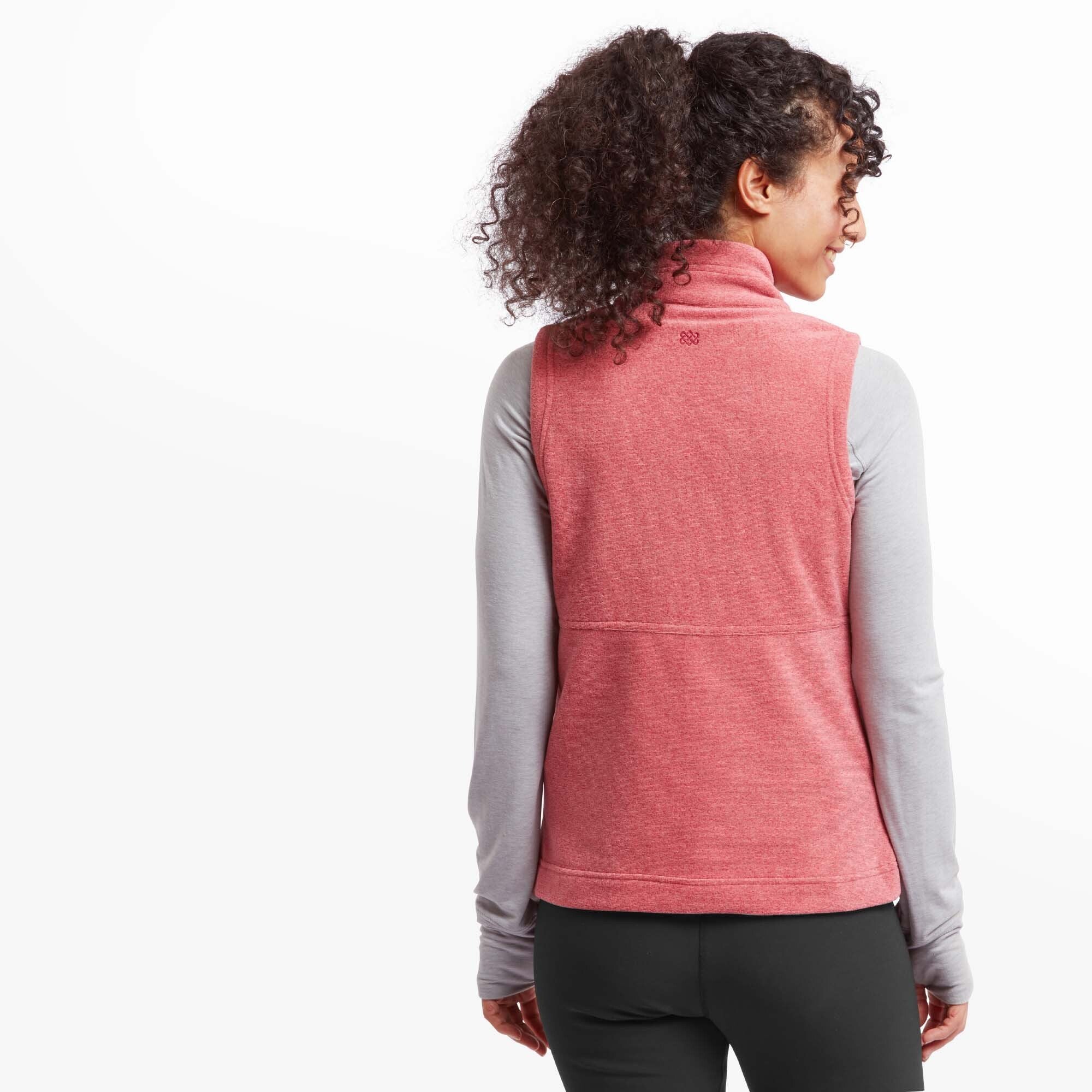 Rolpa Eco Fleece Vest - Mineral Red - Image 4