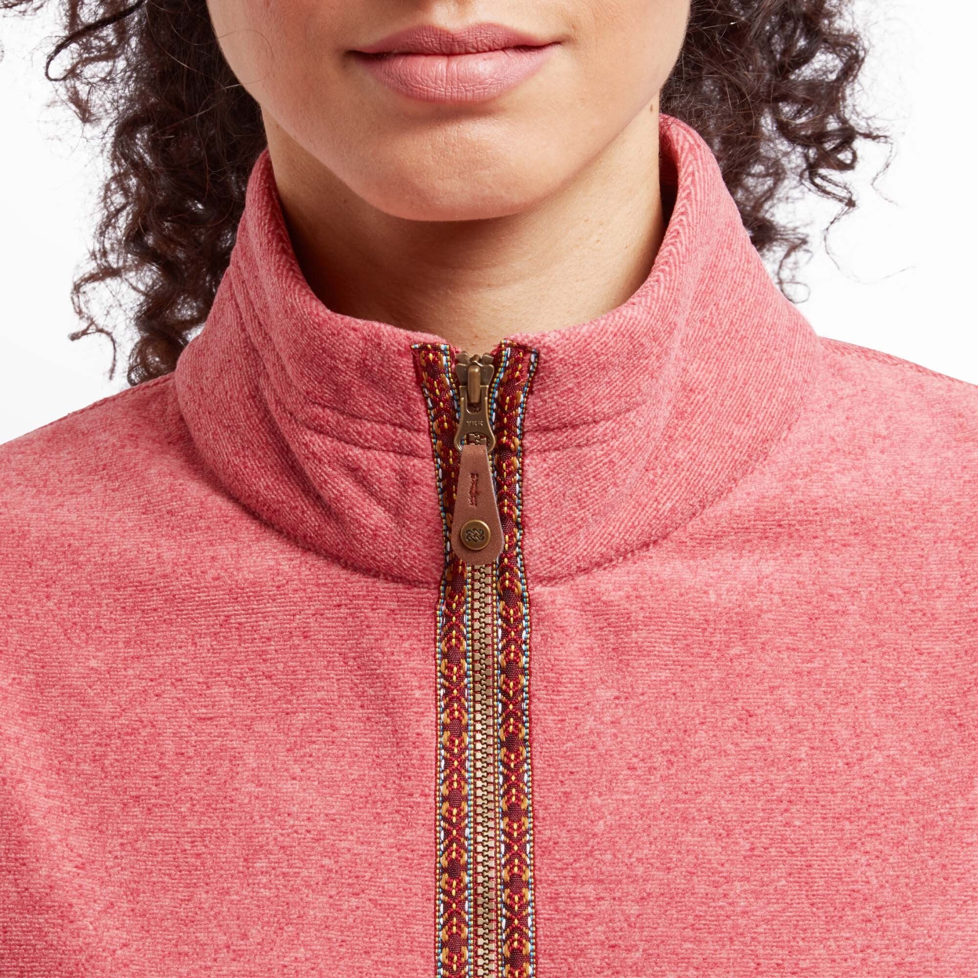 Rolpa Eco Fleece Vest - Mineral Red - Image 5