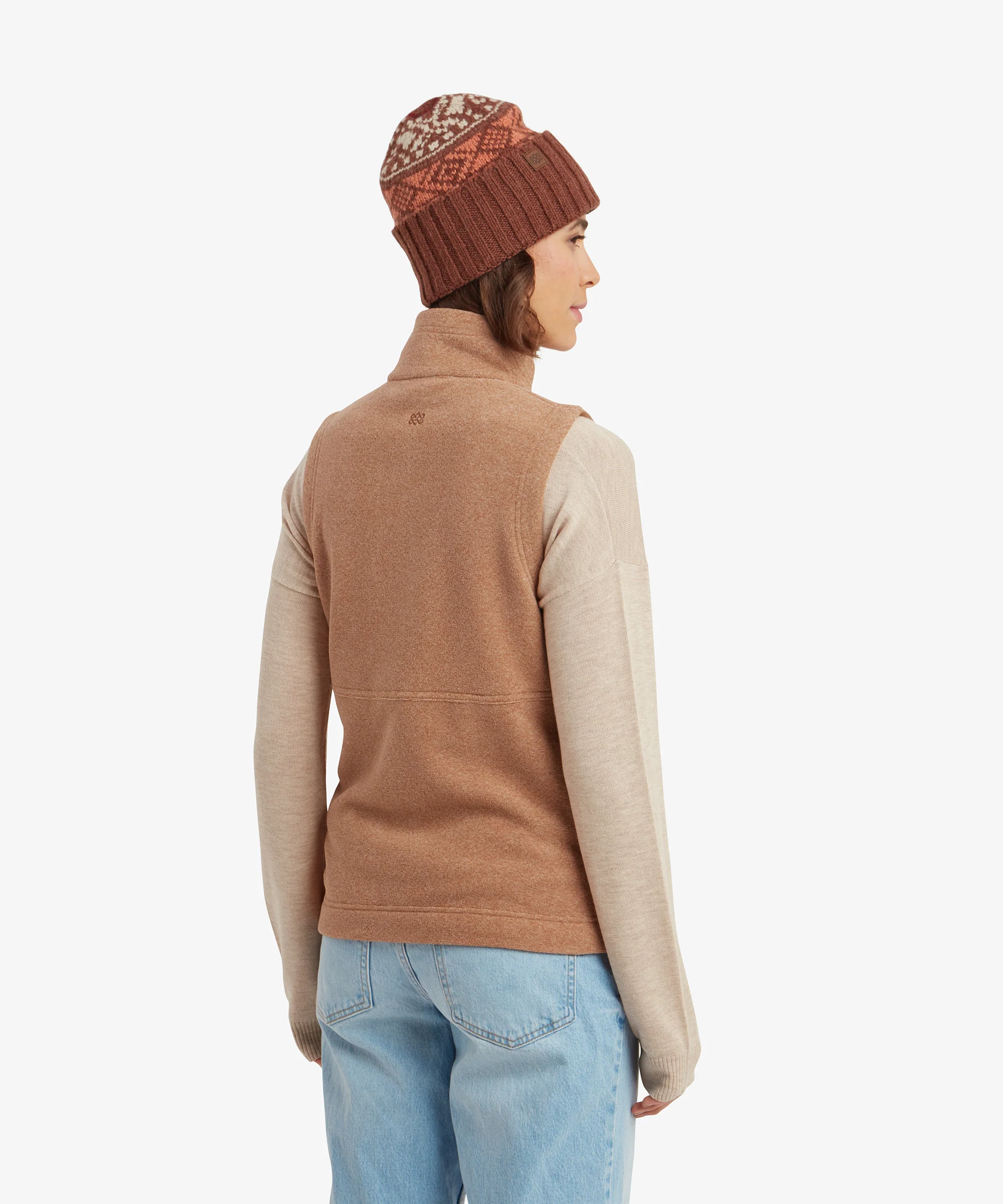 Rolpa Eco Fleece Vest - Mocha - Image 5