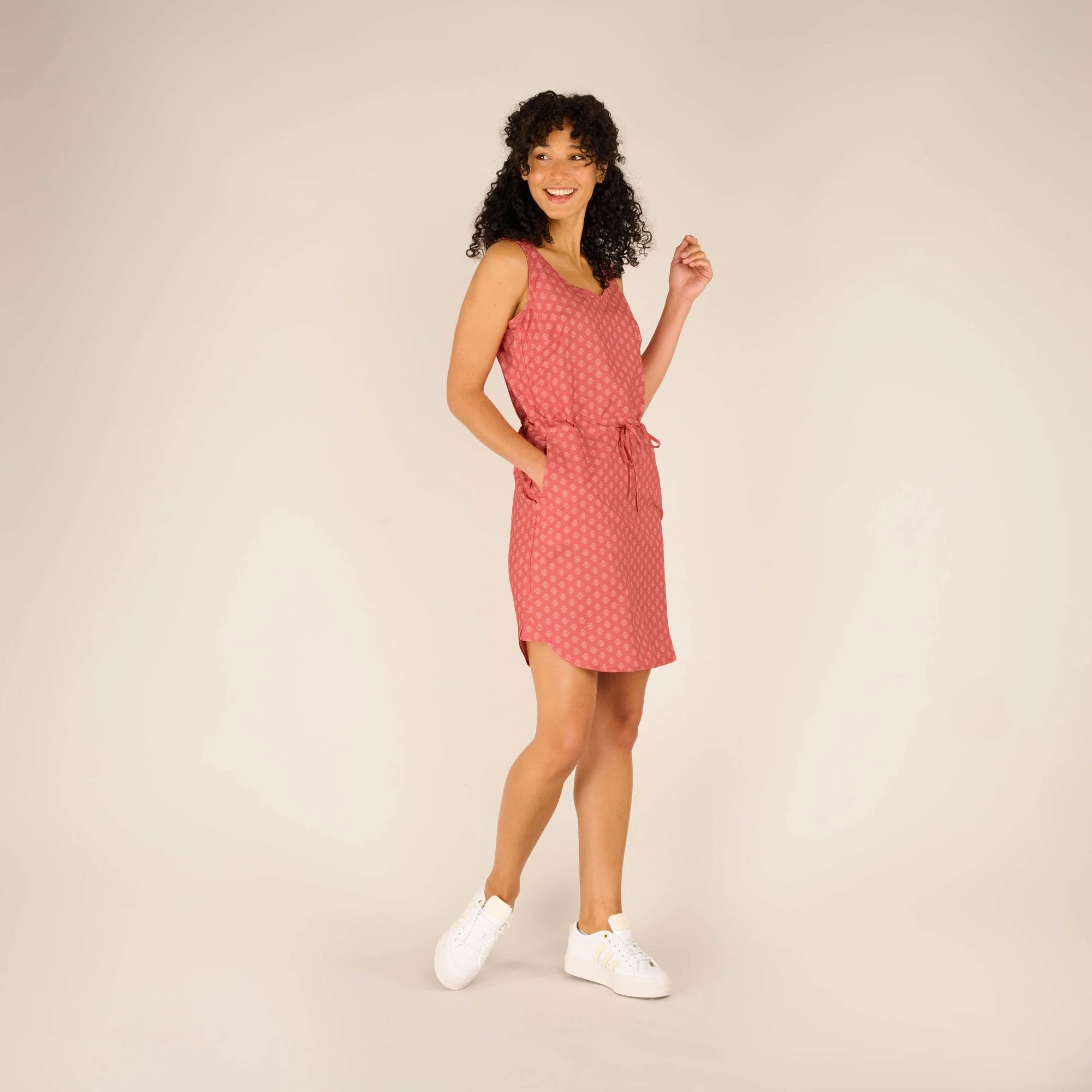 Sajilo Dress - Sorbet Micro Geo - Image 3