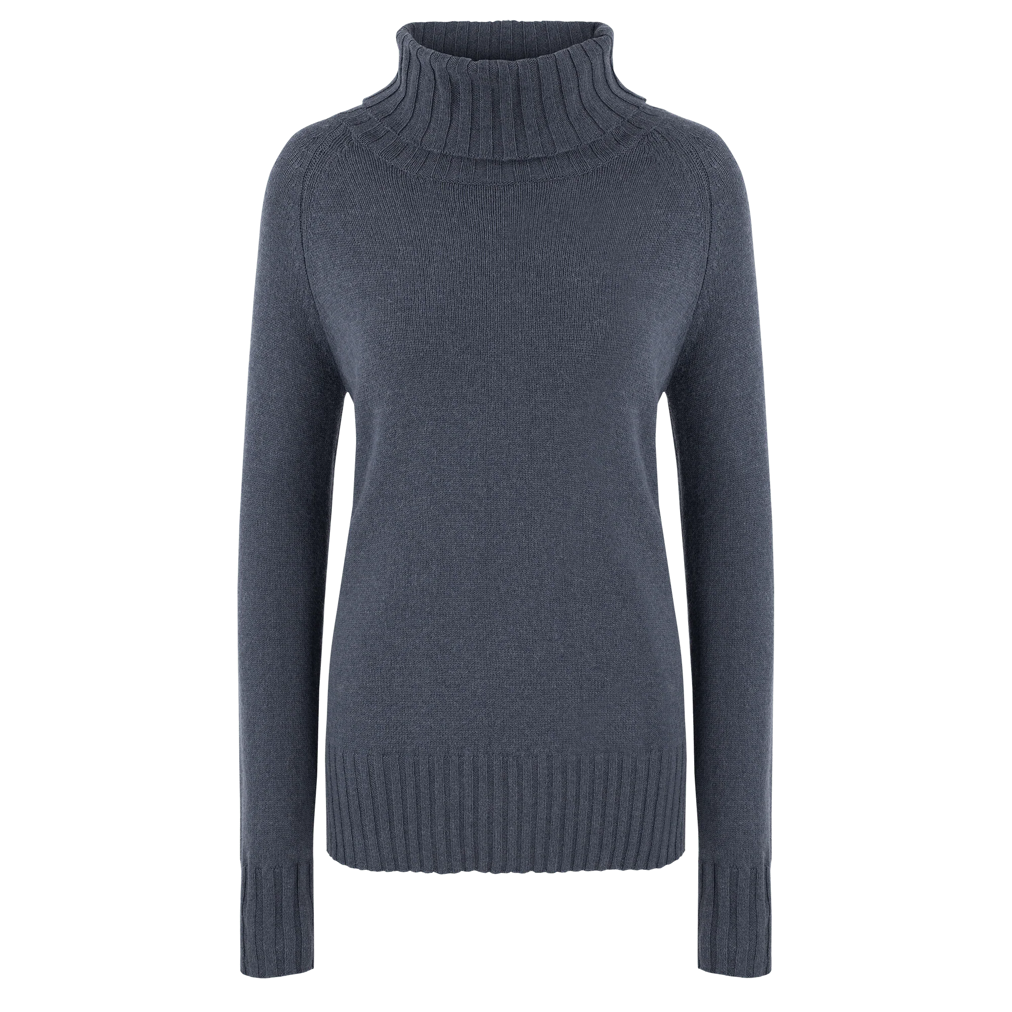 Saleena Eco Roll Neck Sweater - Neelo Blue