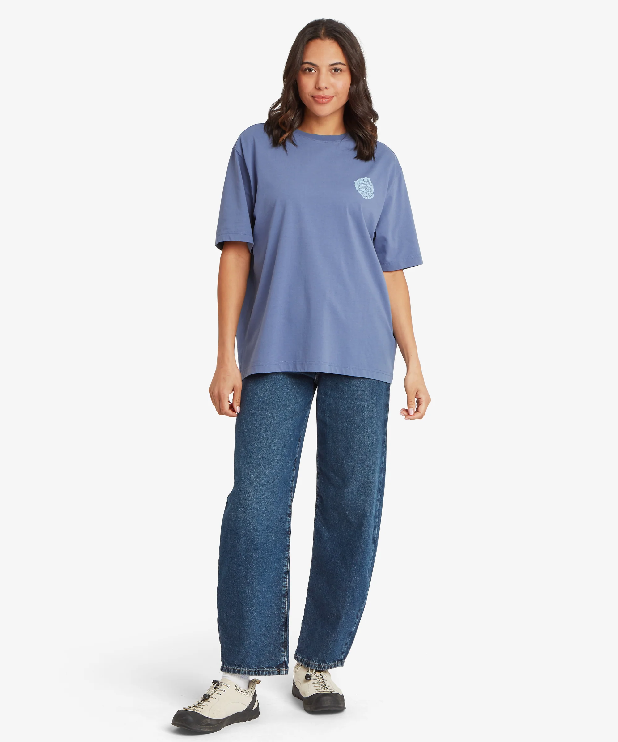 Tarcho Marigold T-Shirt - Vintage Blue - Image 4