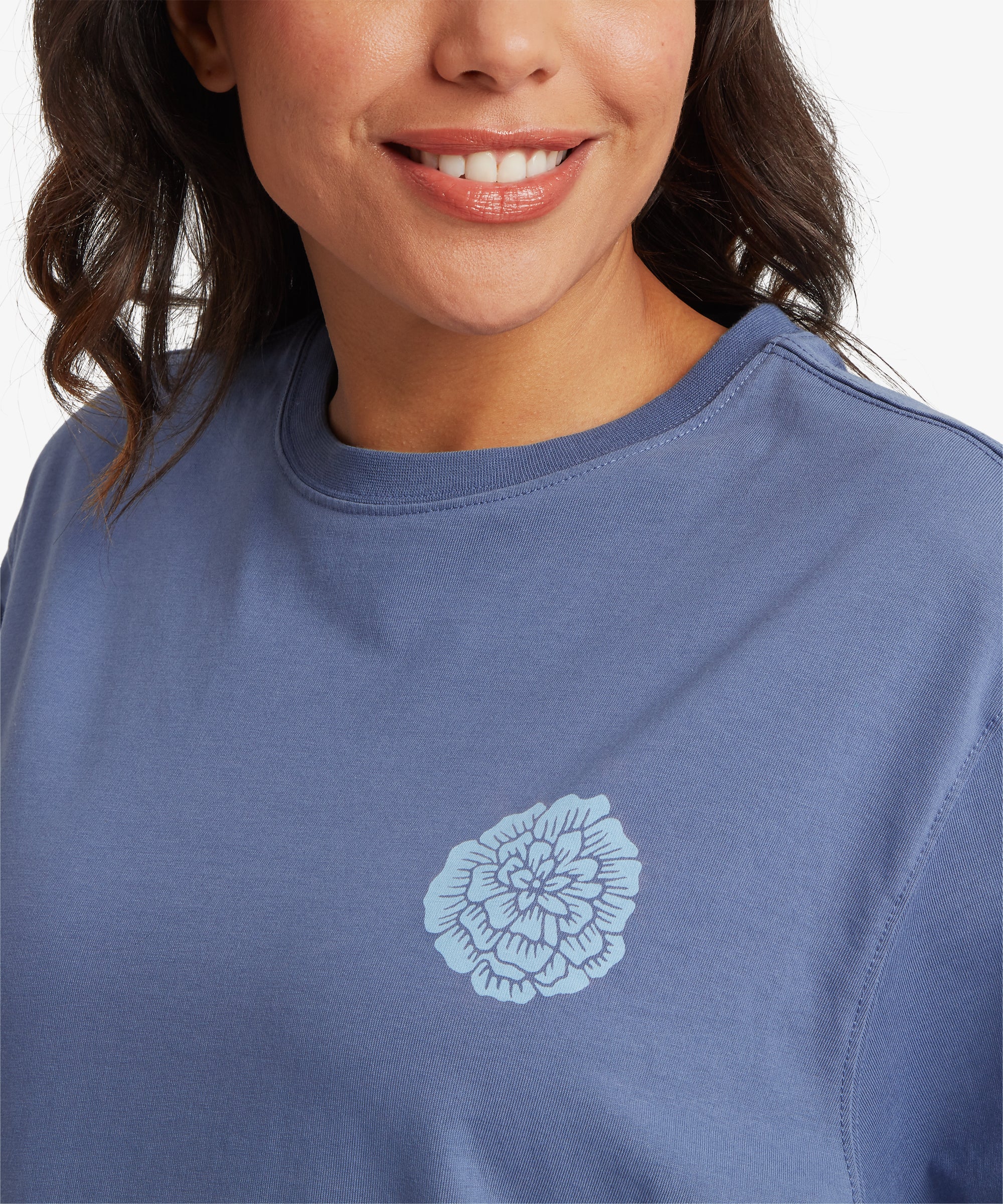Tarcho Marigold T-Shirt - Vintage Blue - Image 7
