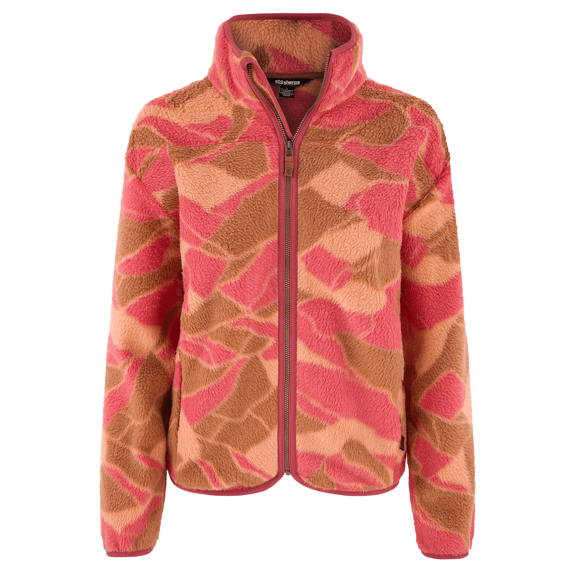 Uddesya Sherpa Fleece Jacket - Mineral Red Himalaya