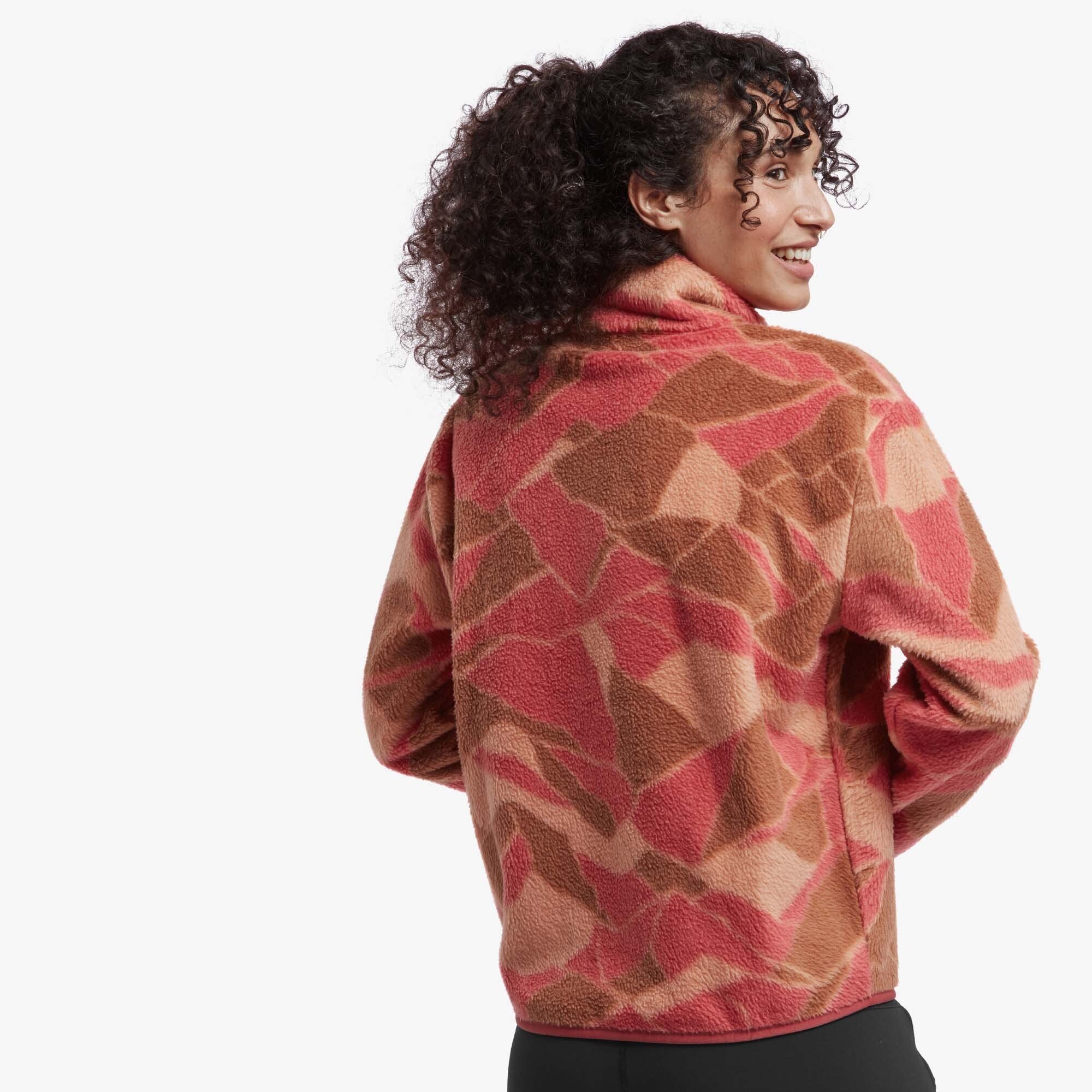 Uddesya Sherpa Quarter Zip Fleece - Mineral Red Himalaya - Image 2