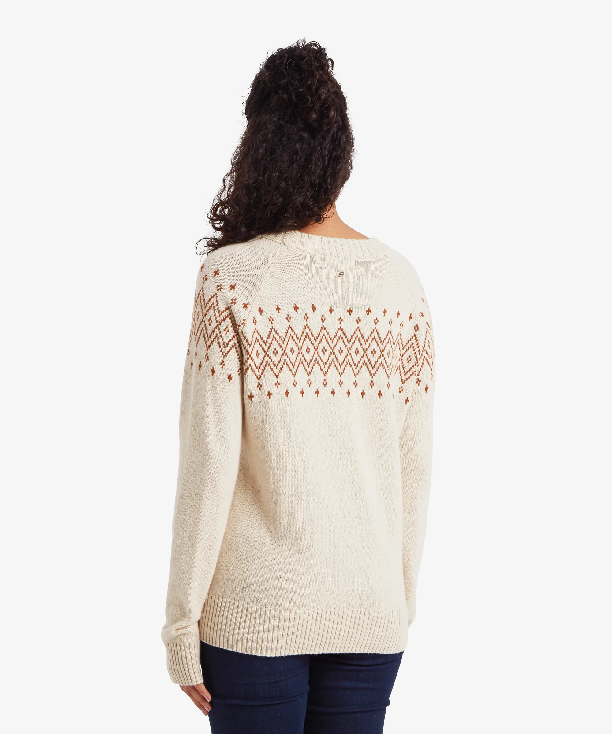 Yeshe Crew Neck Sweater - Ecru - Image 5