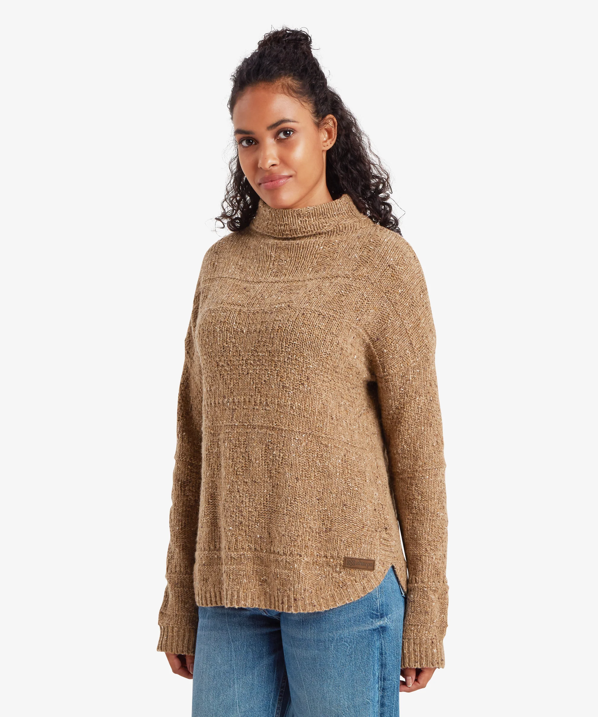 Yuden Pullover Sweater - Mocha - Image 4