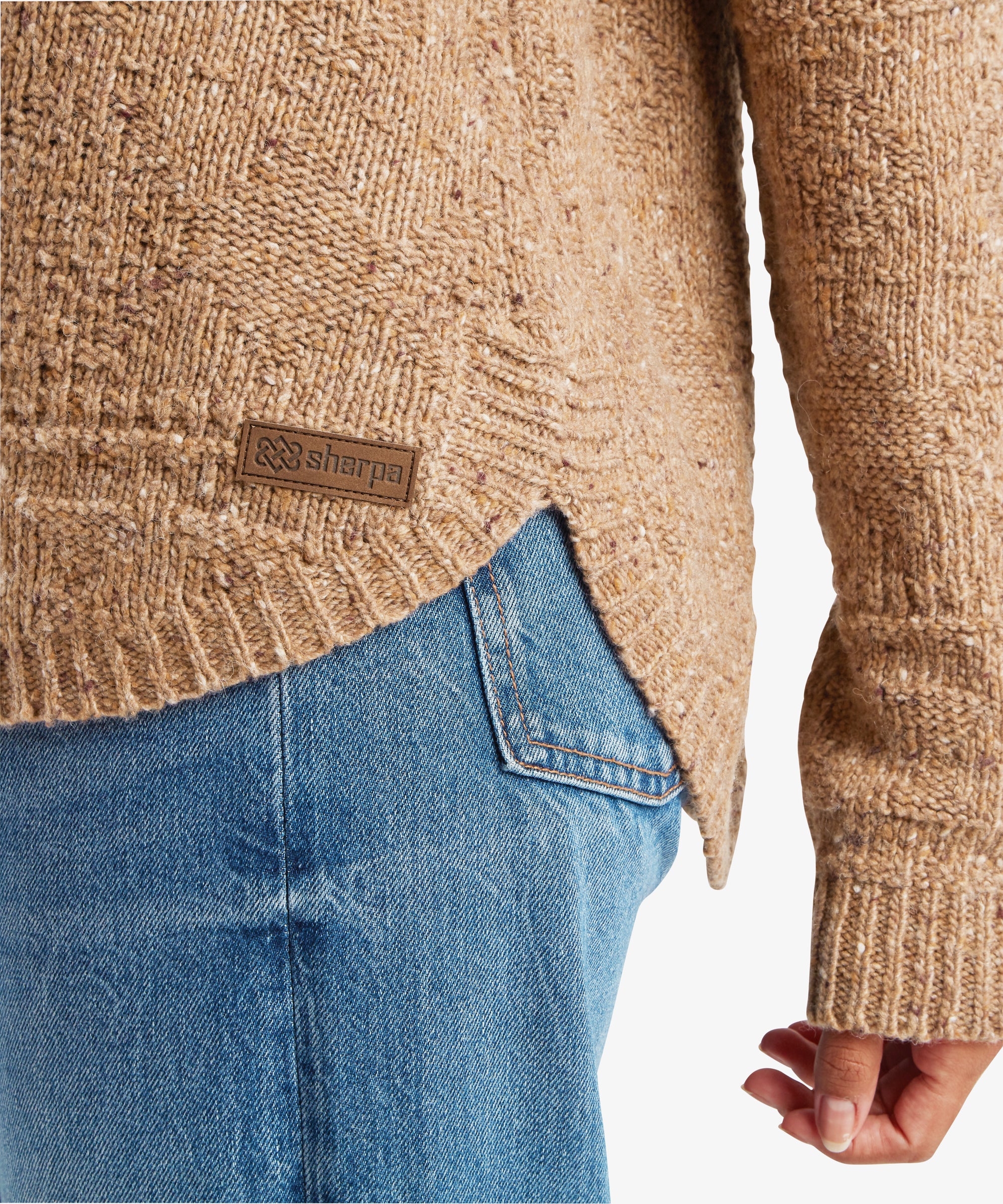 Yuden Pullover Sweater - Mocha - Image 6