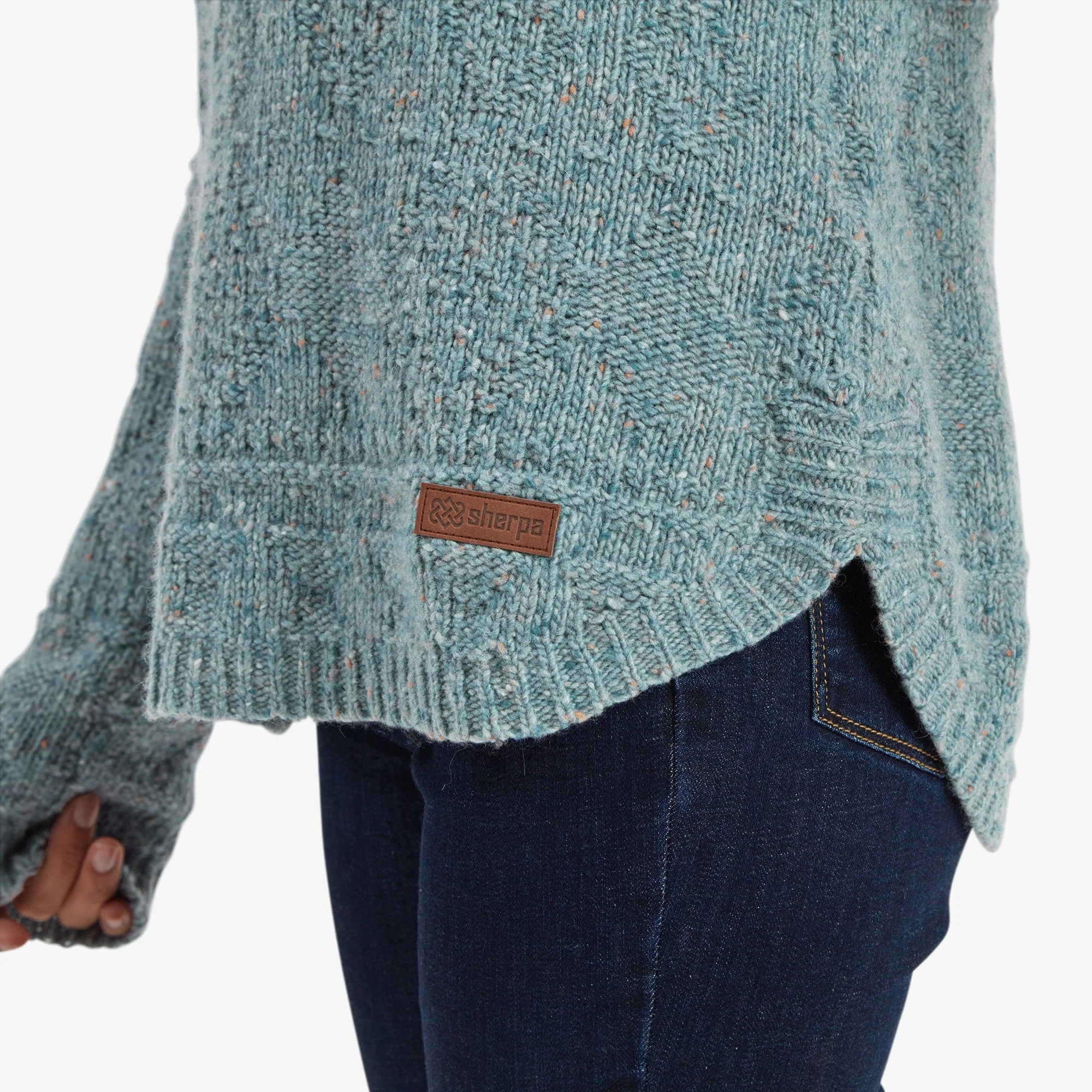 Yuden Pullover Sweater - Verdigris - Image 7